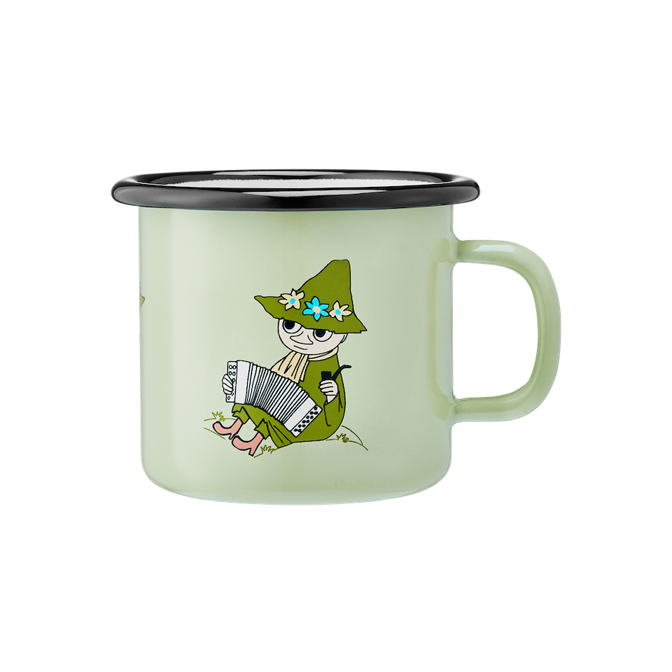 MOOMIN | Enamel Mug | Snufkin - Light Green | 0.25L