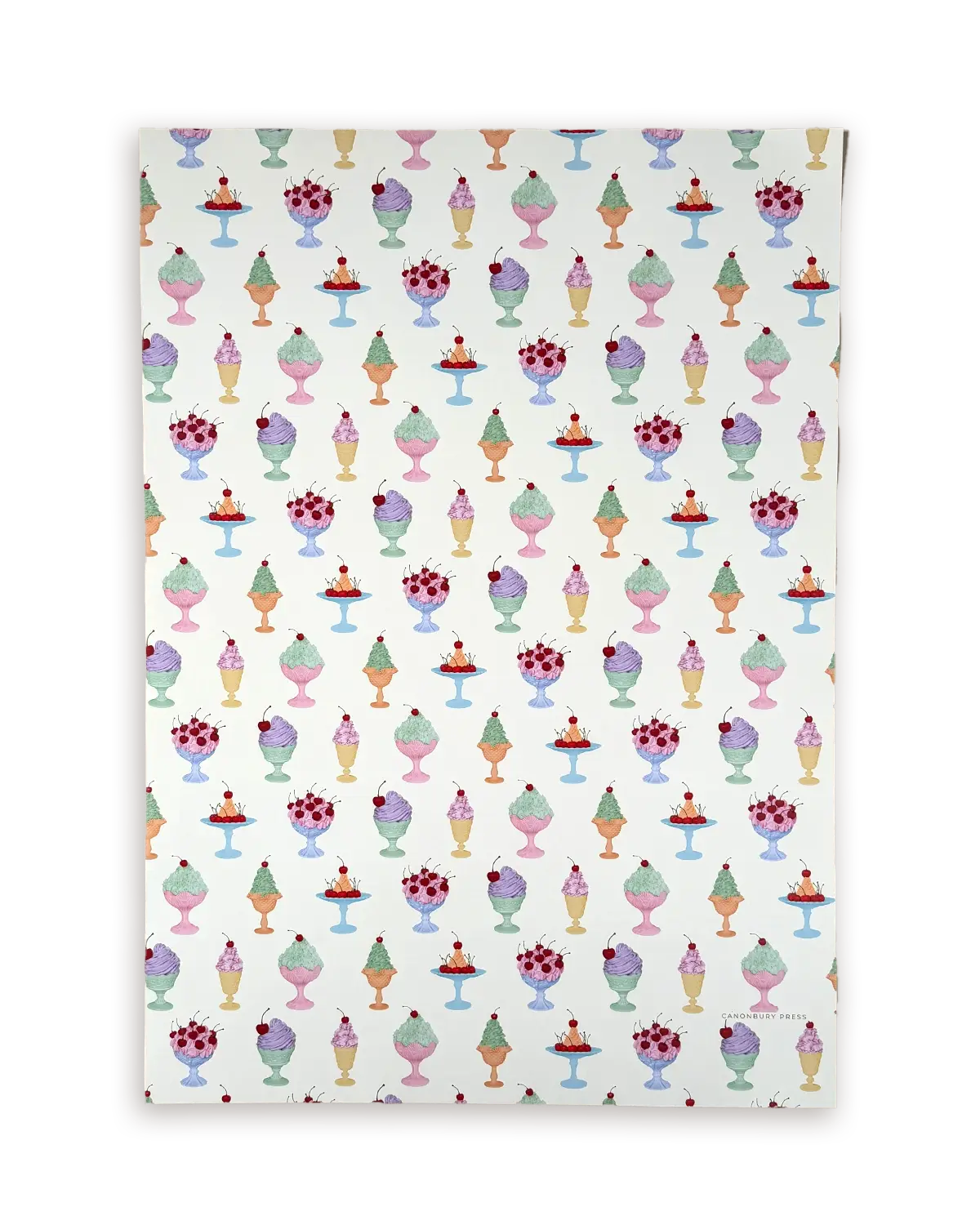 Chantilly Creams Wrapping Paper | Luxury Gift Wrap Sheet