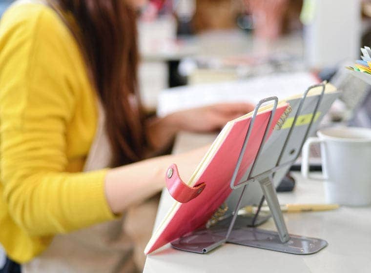 Hightide Metal Book Stand: White