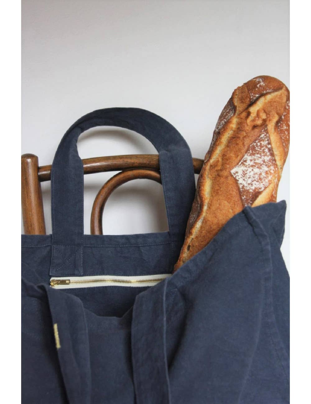 Les Pensionnaires Organic Cotton Tote Bag – Storm Blue