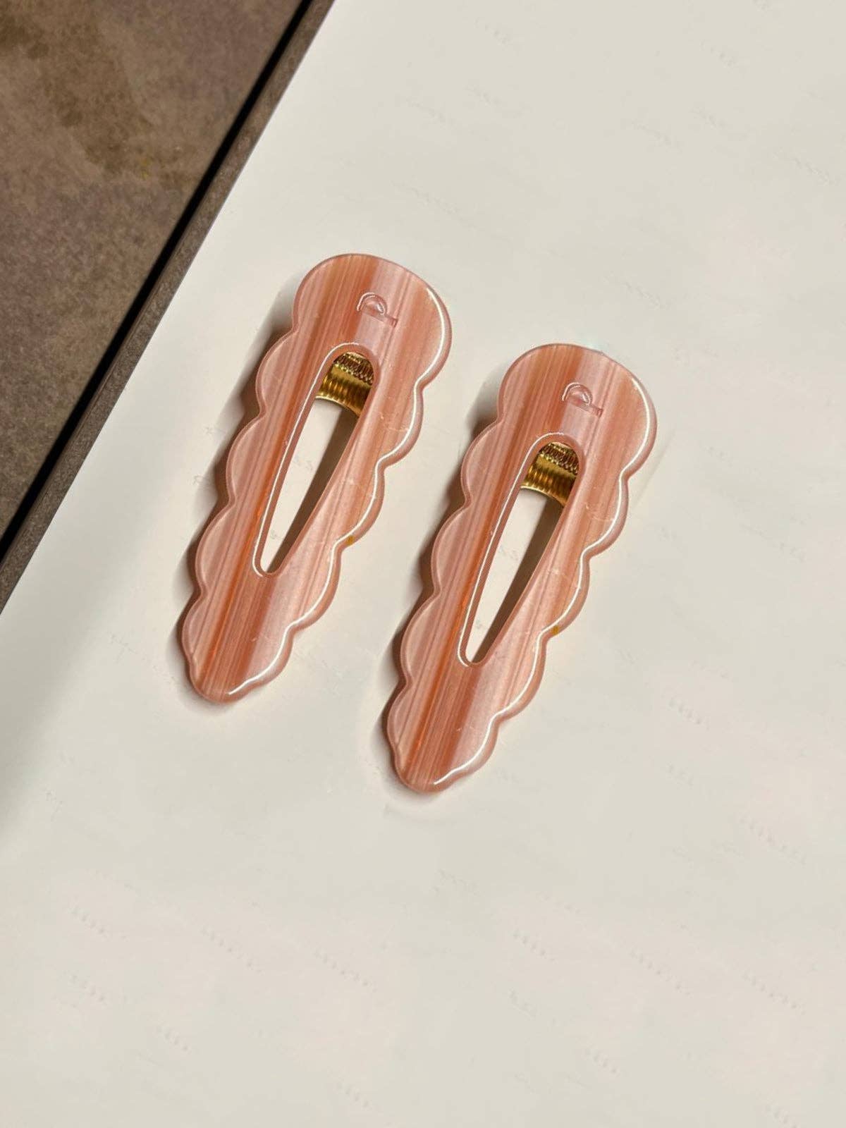 Signature Hair Clips - Pink Tutu (Pair) - Peignee Paris