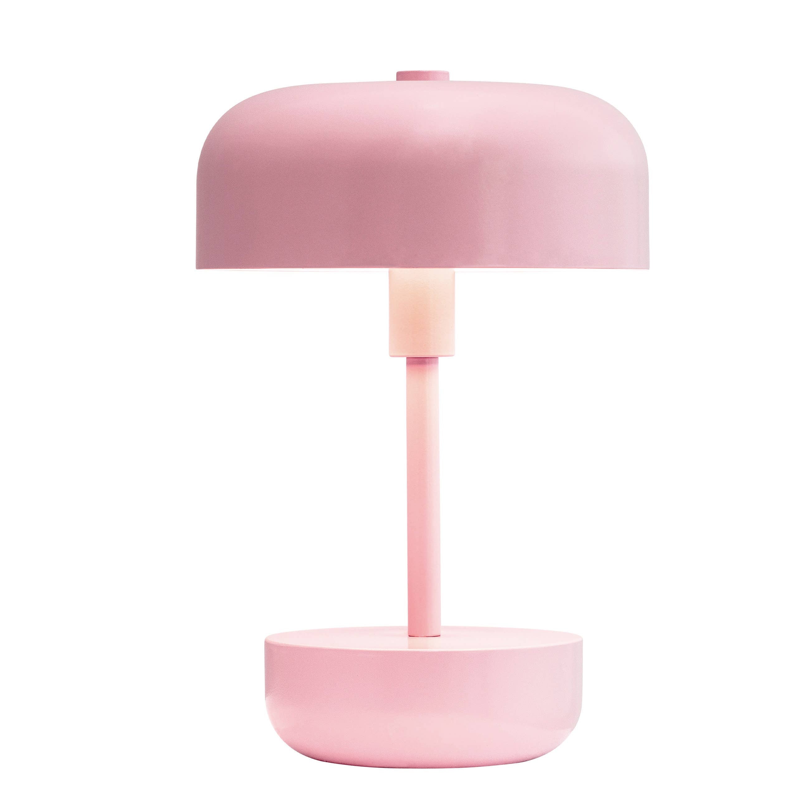 Pink LED rechargeable table lamp - by Dyberg Larsen