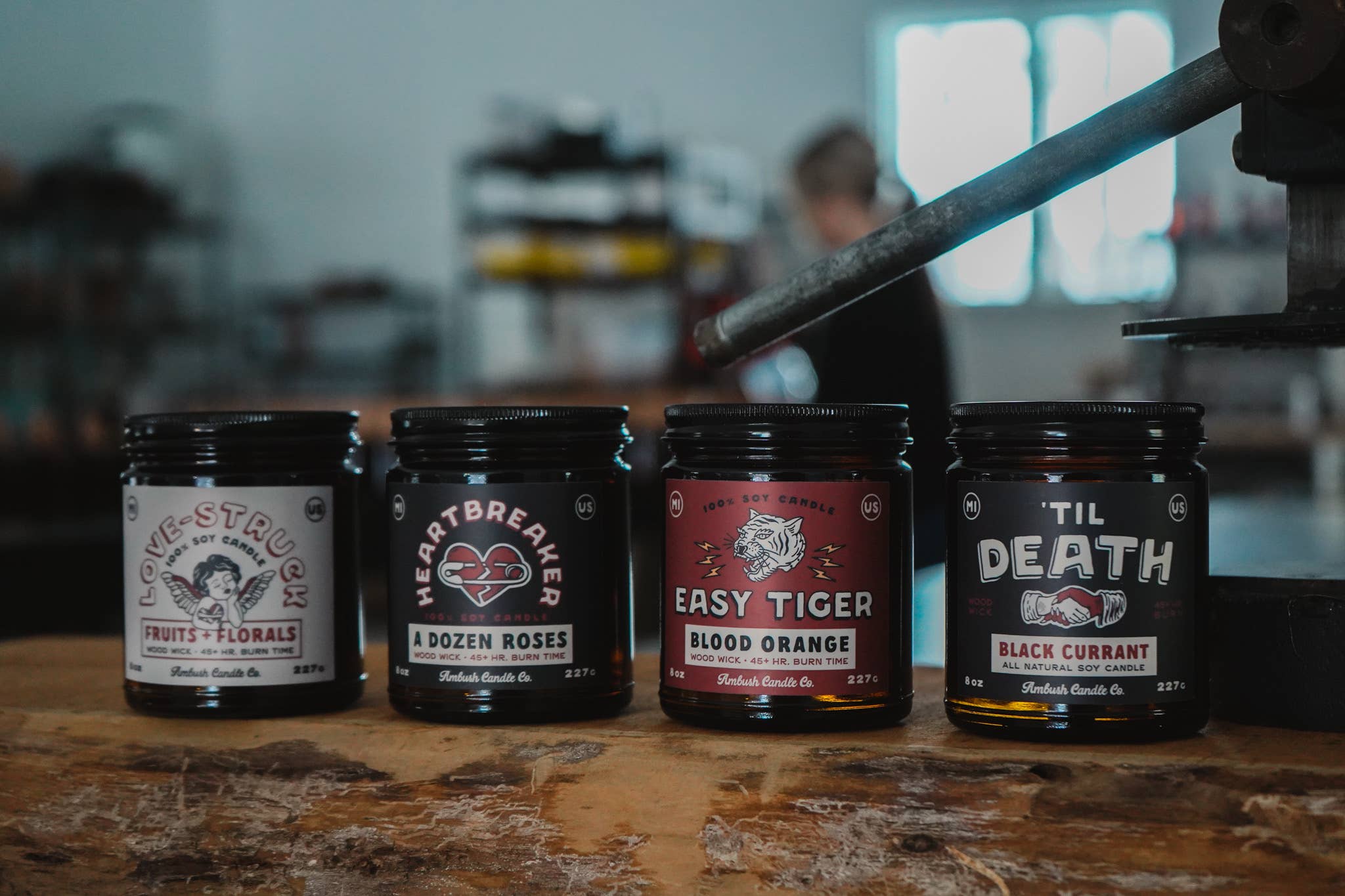 Easy Tiger | Blood Orange 8oz Soy Candle