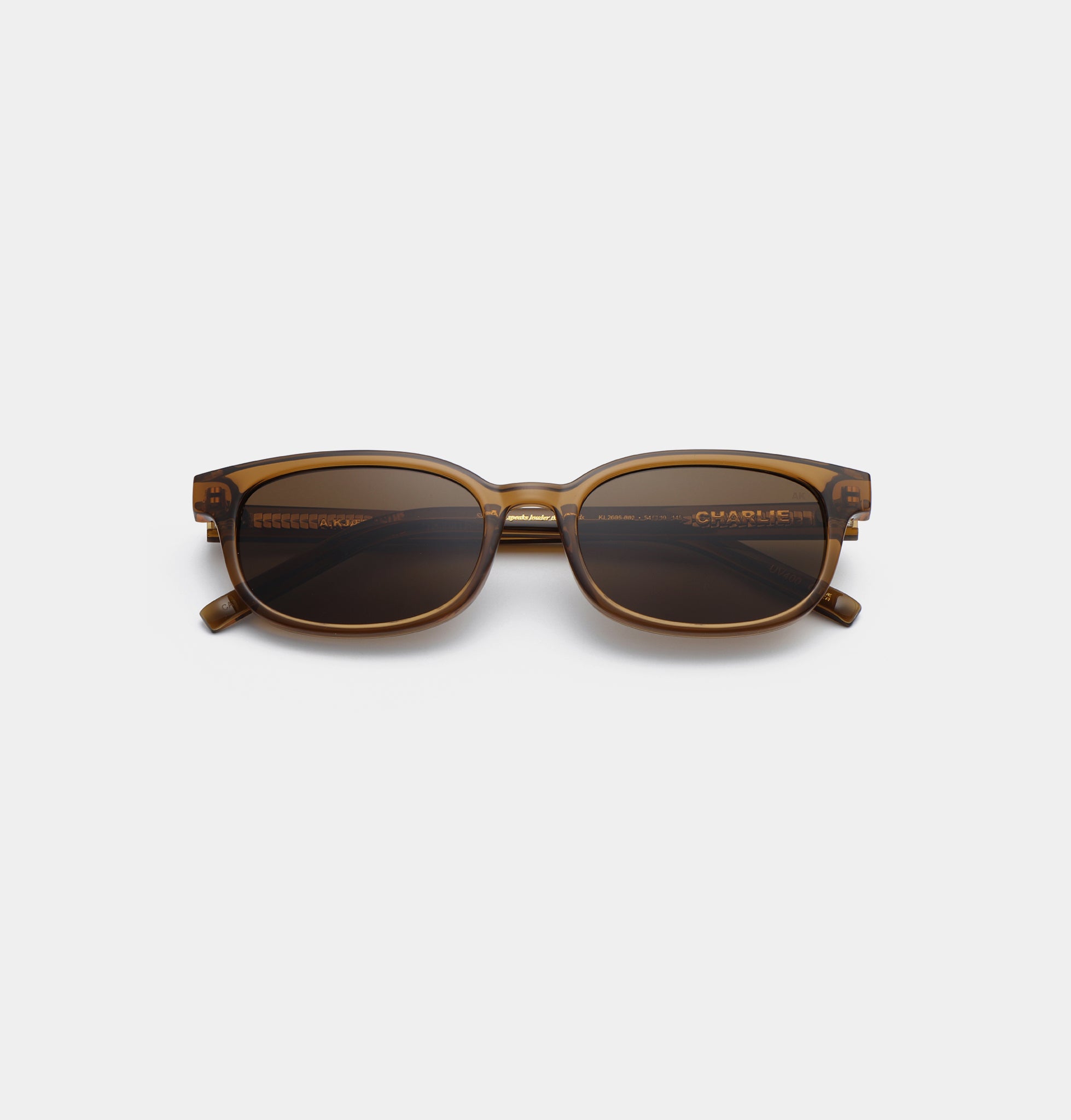 Charlie Sunglasses in Smoke Transparent — A. Kjærbede