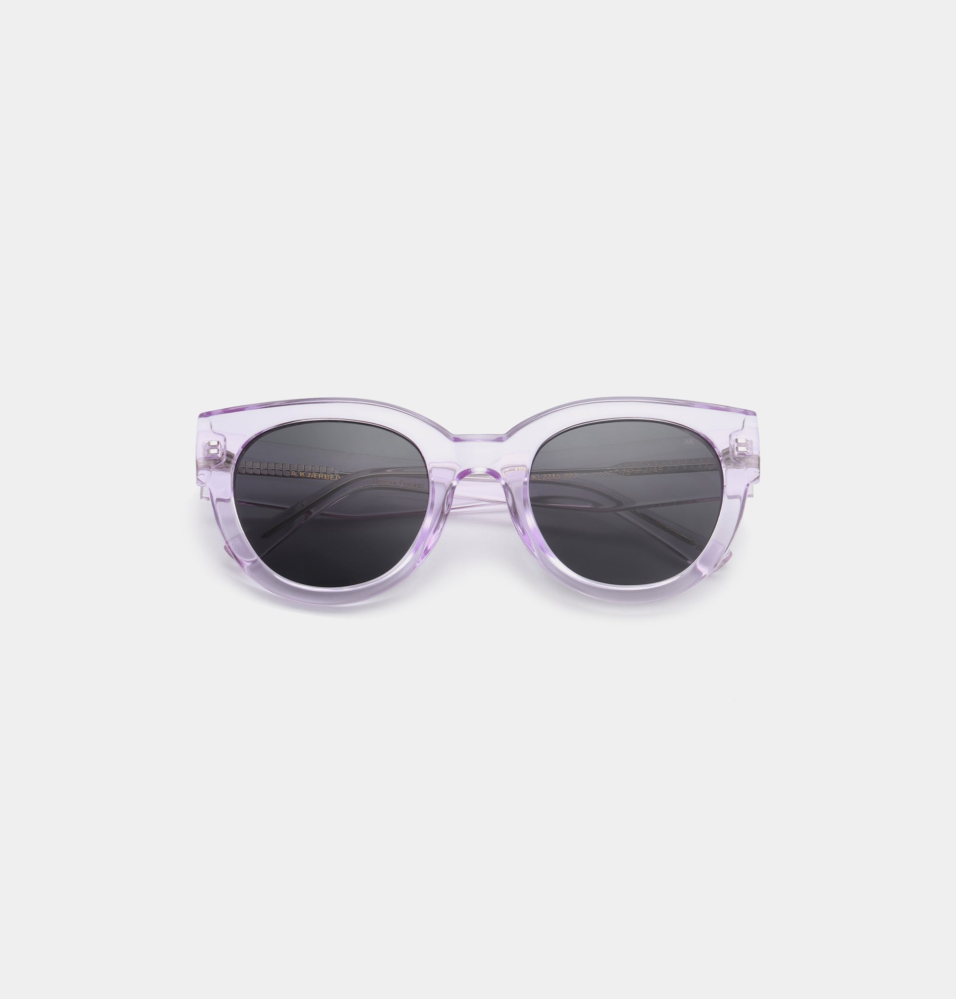 Lilly Sunglasses in Lavender Transparent — A. Kjærbede
