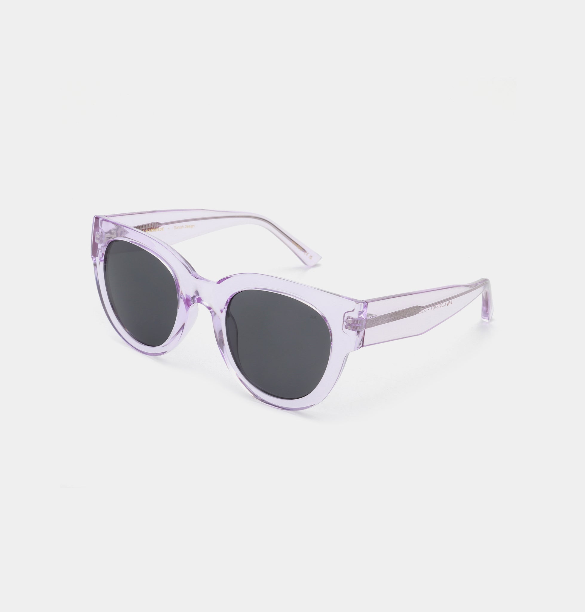 Lilly Sunglasses in Lavender Transparent — A. Kjærbede