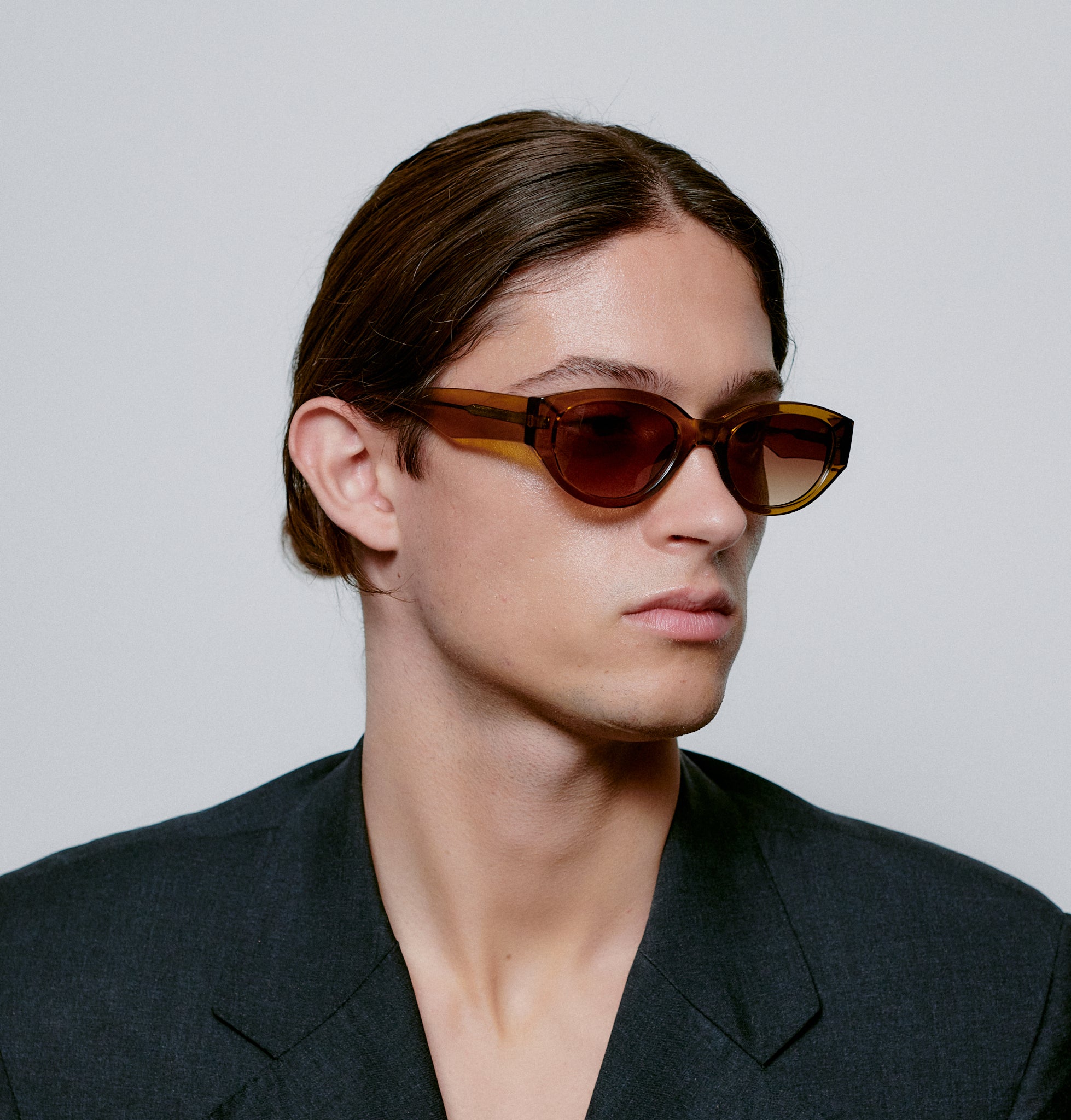 Winnie Sunglasses in Smoke Transparent — A. Kjærbede