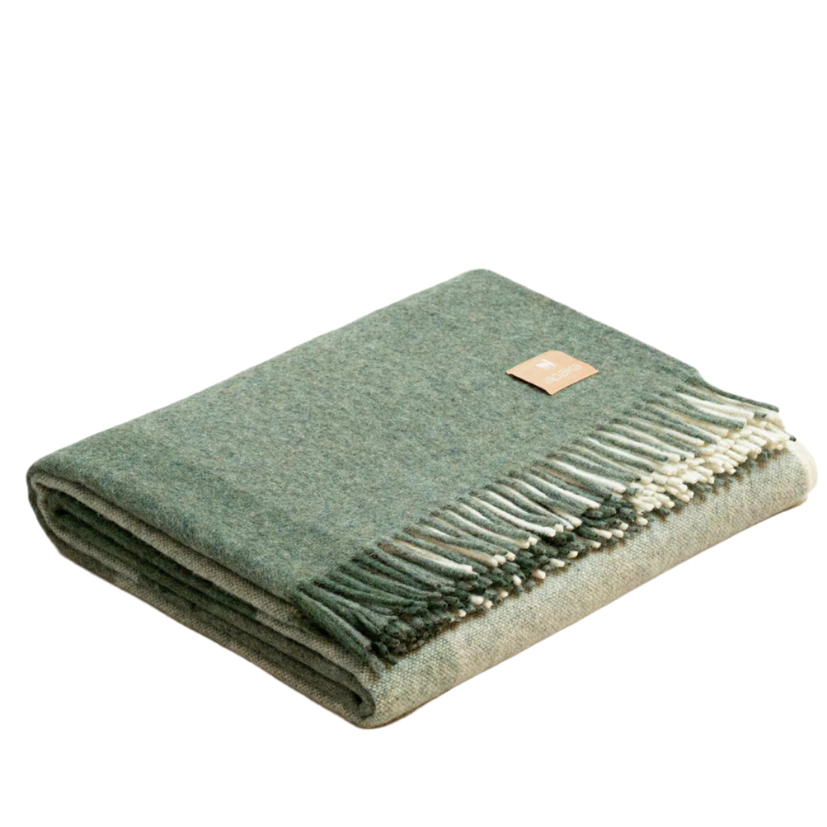 Recycled Alpaca Wool Throw - Classic Check