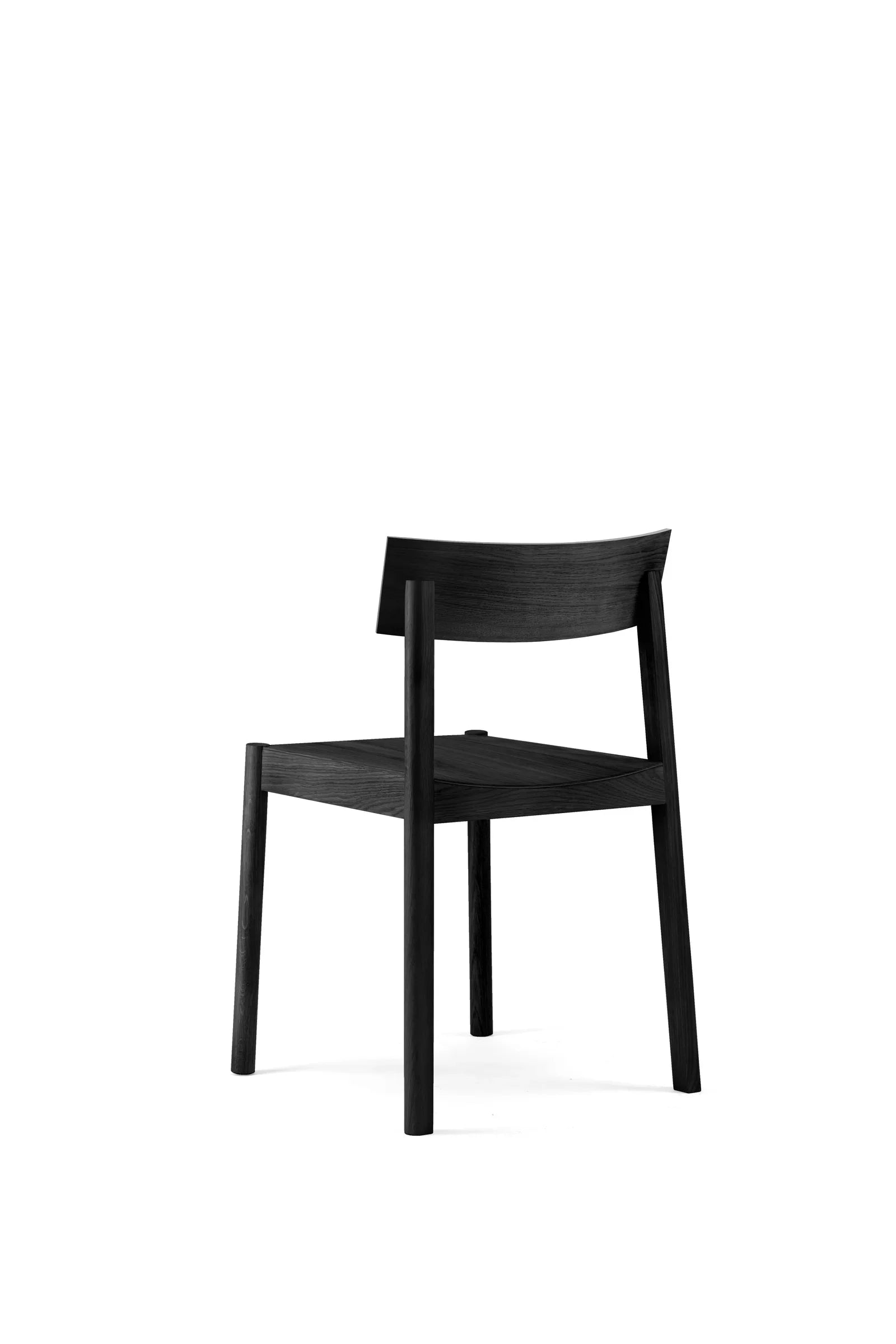 CITrec dark wood dining chair with minimalist black finish, premium modern design