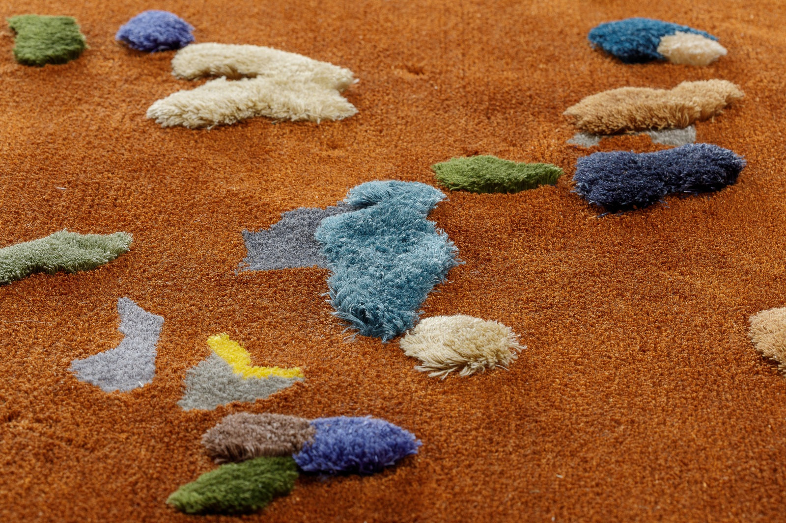 Chaos Linen Rug by Audrone Drungilaite