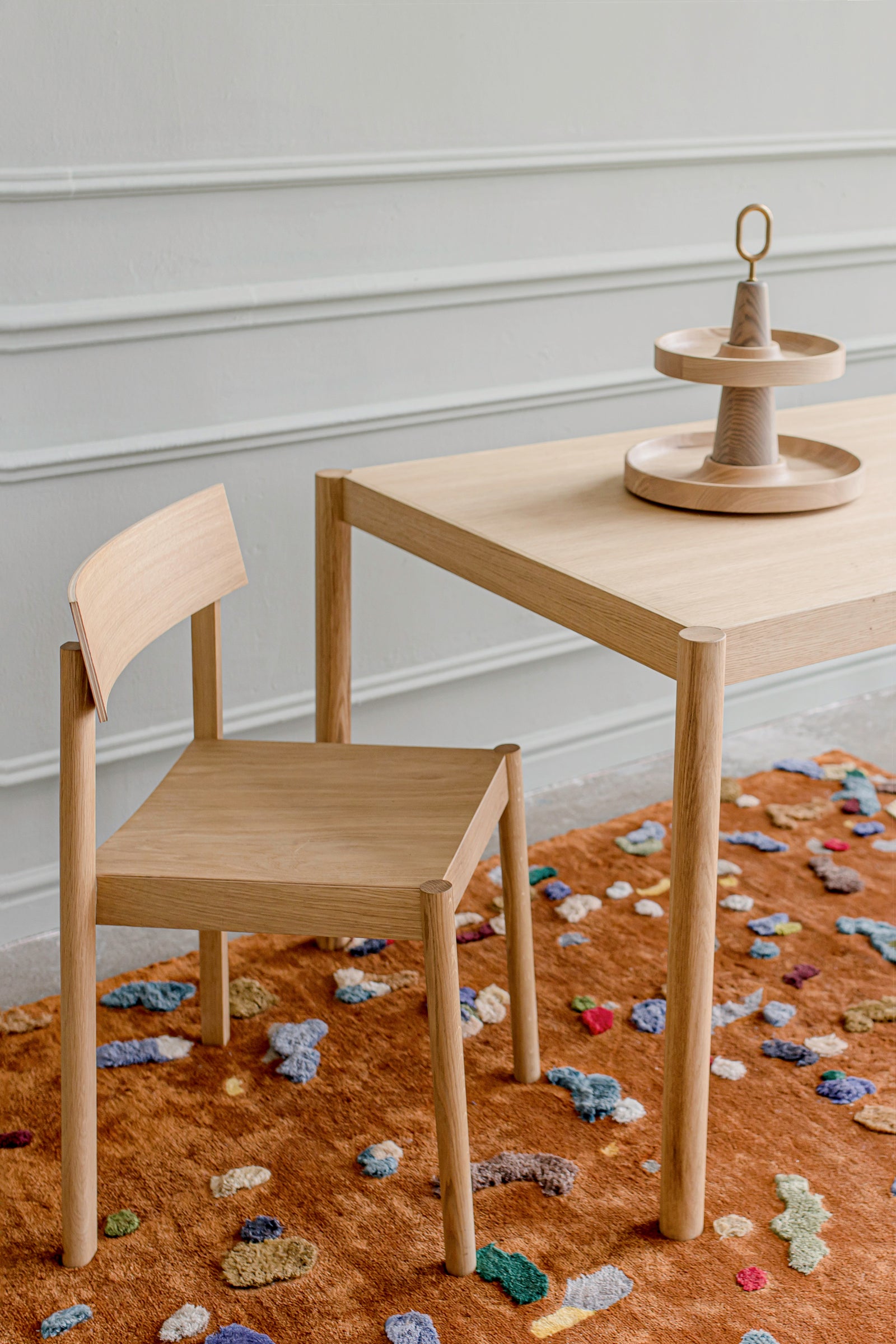 Chaos Linen Rug by Audrone Drungilaite