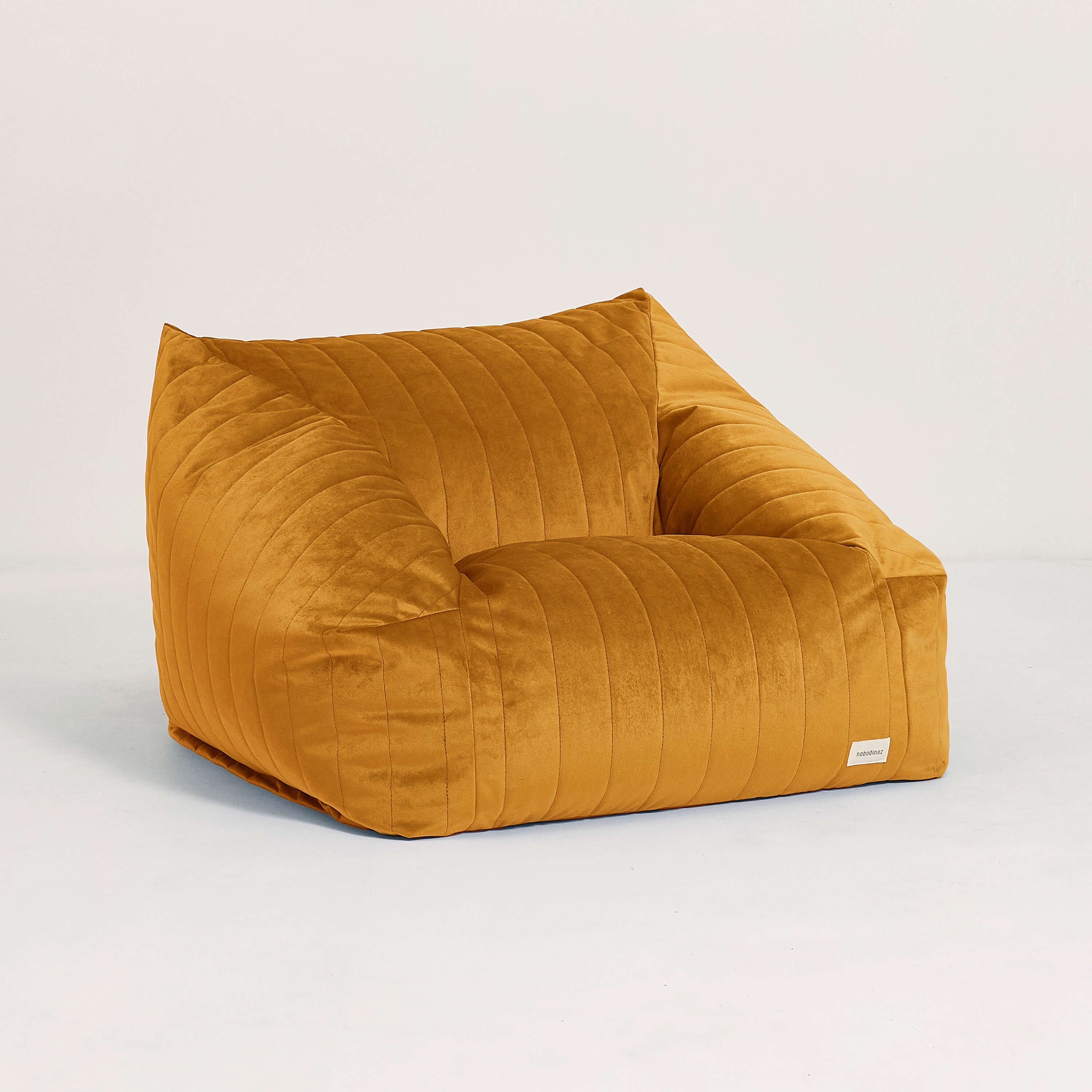 Armchair Beanbag - Child's size - Chelsea Eco-velvet