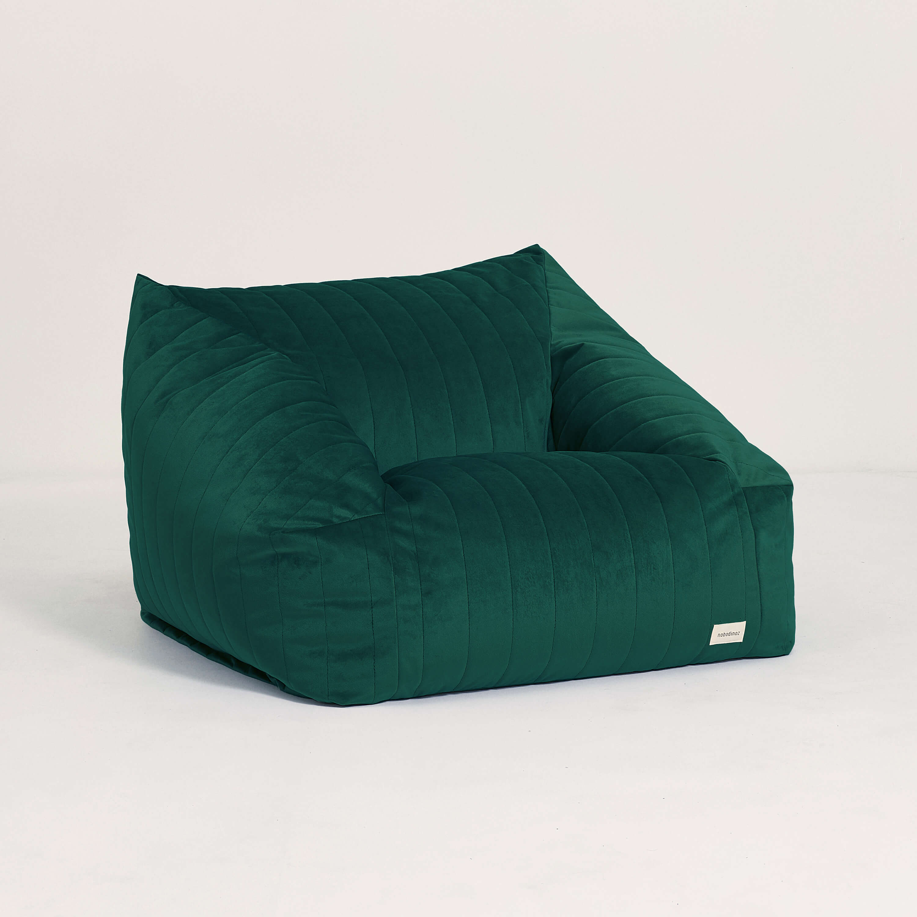 Armchair Beanbag - Child's size - Chelsea Eco-velvet