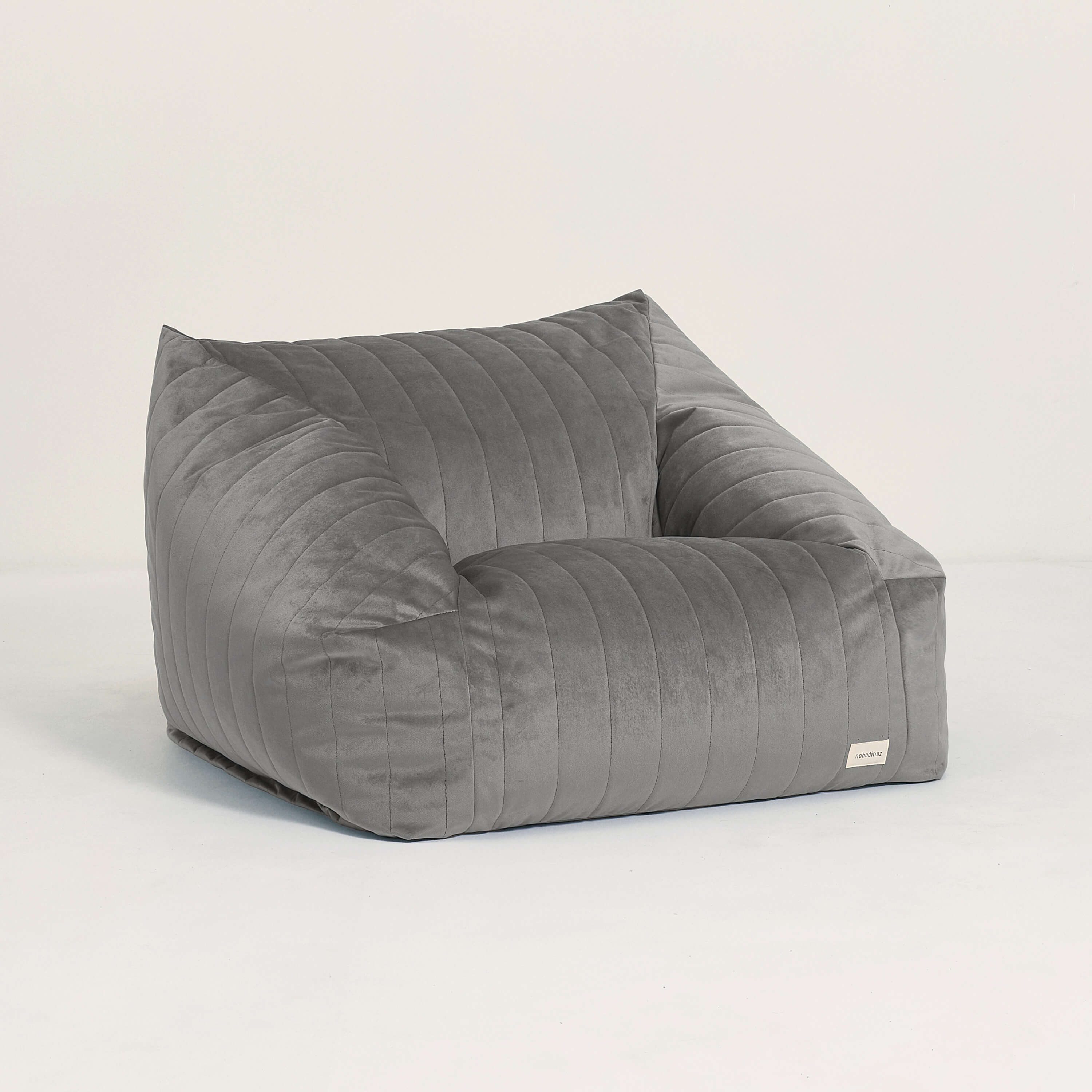 Armchair Beanbag - Child's size - Chelsea Eco-velvet