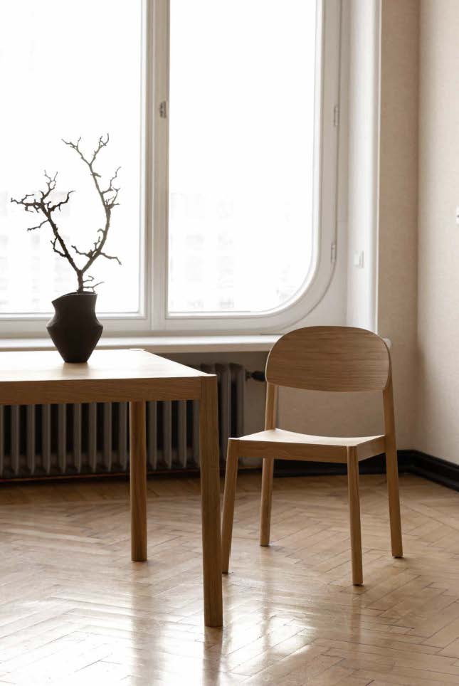 Citizen Dining Chair in solid oak by etc.etc