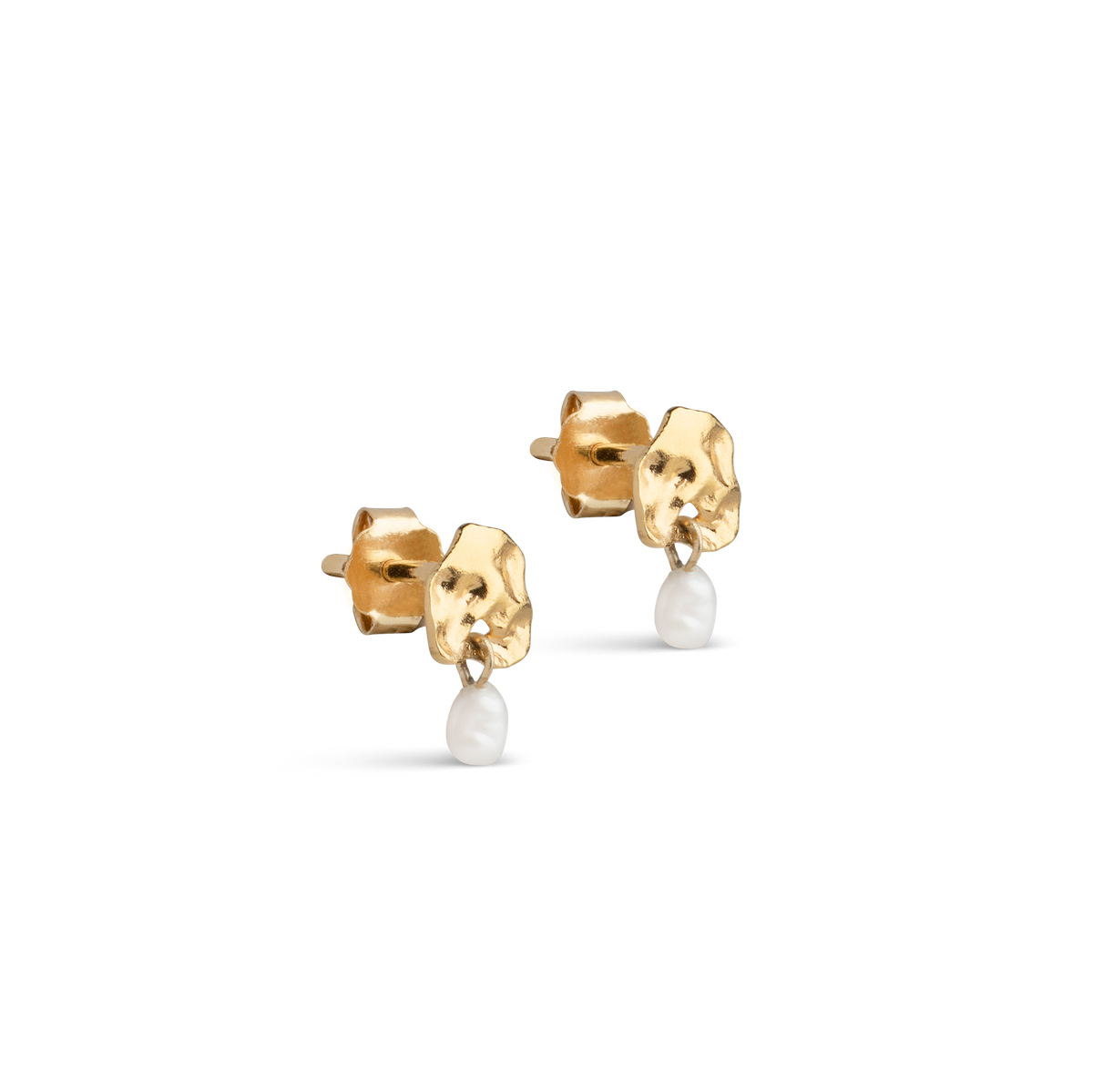 Enamel Copenhagen - Mio Pearl Studs – Gold
