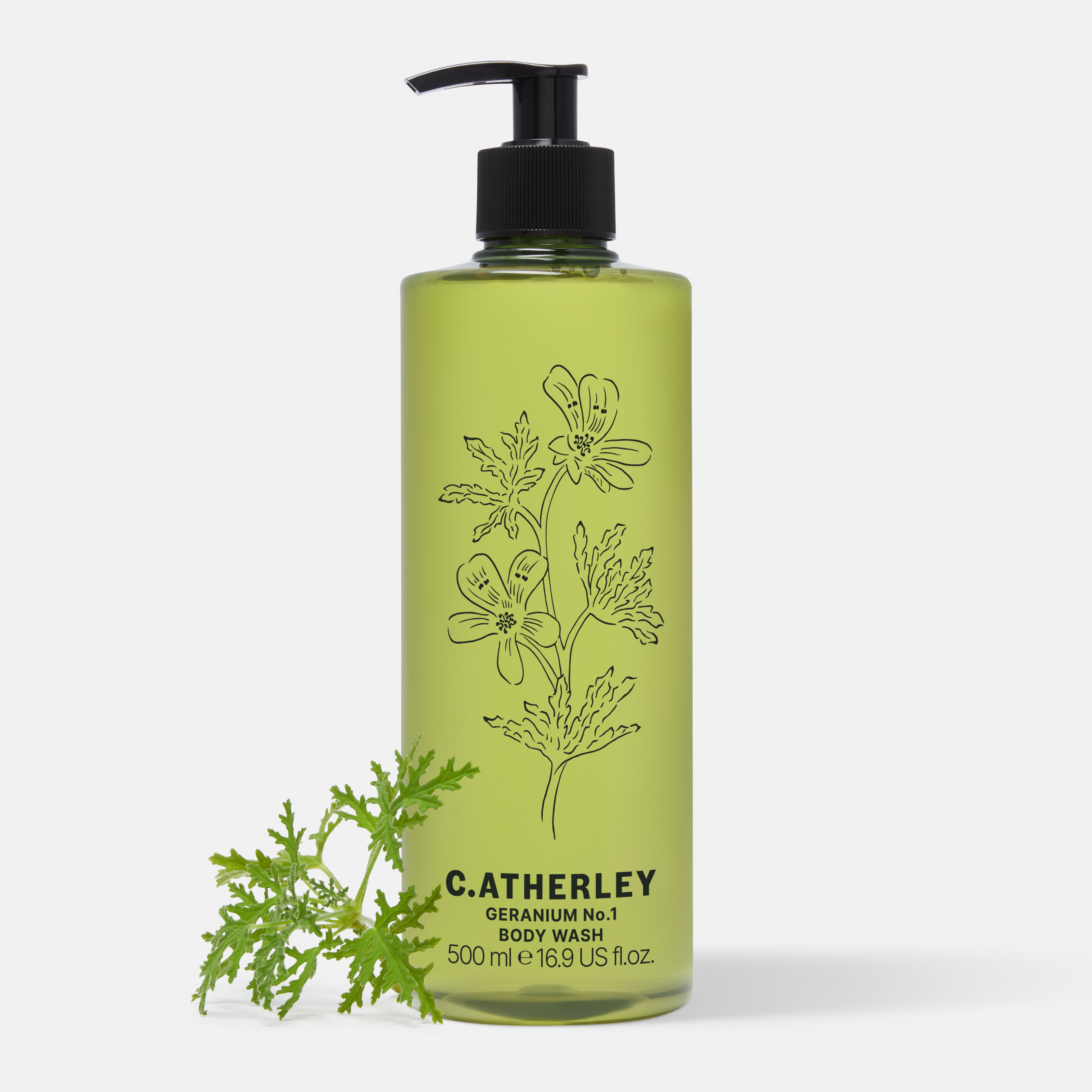 C Atherley Geranium No. 1 Body Wash 500ml