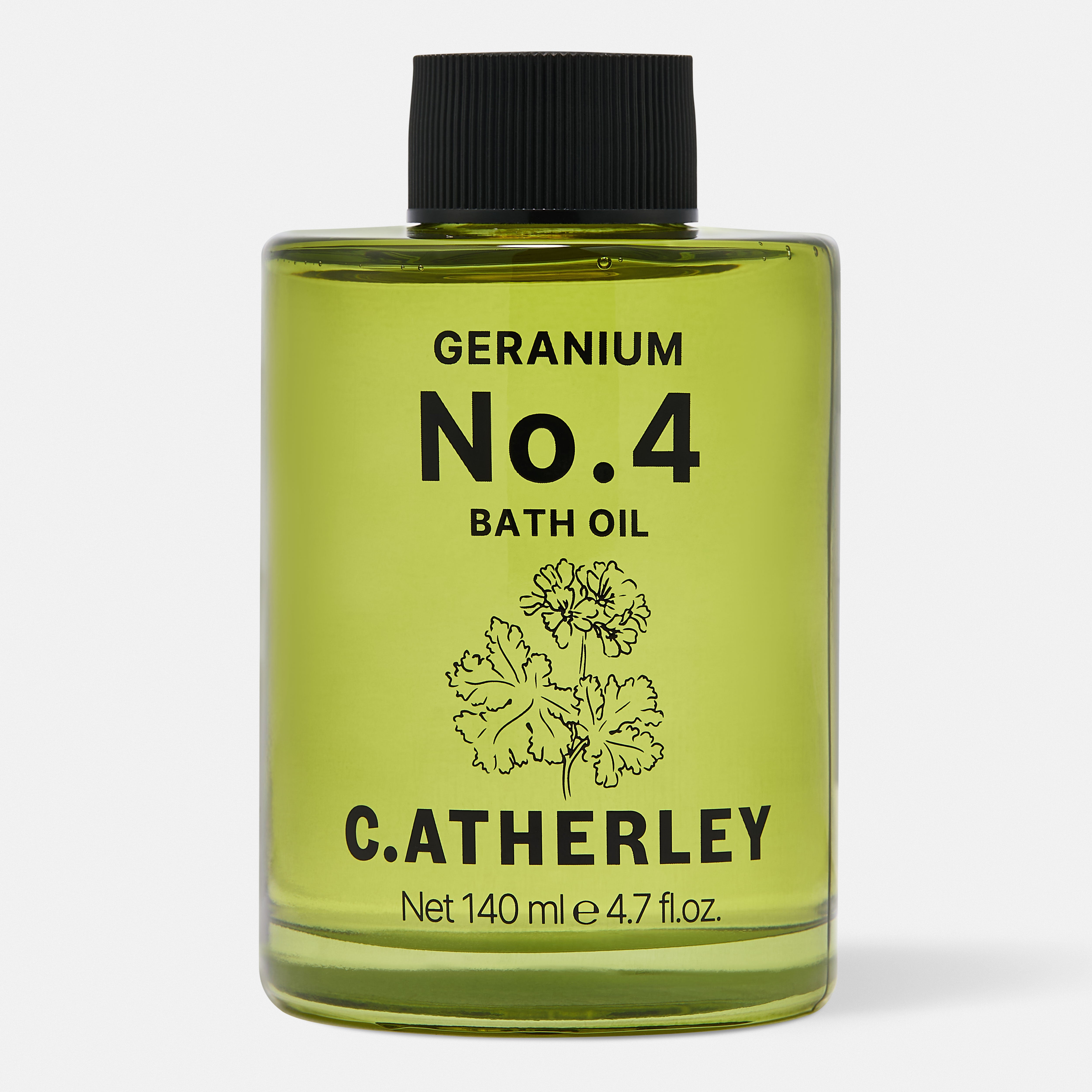 C Atherley Geranium No.4 Bath Oil 140ml