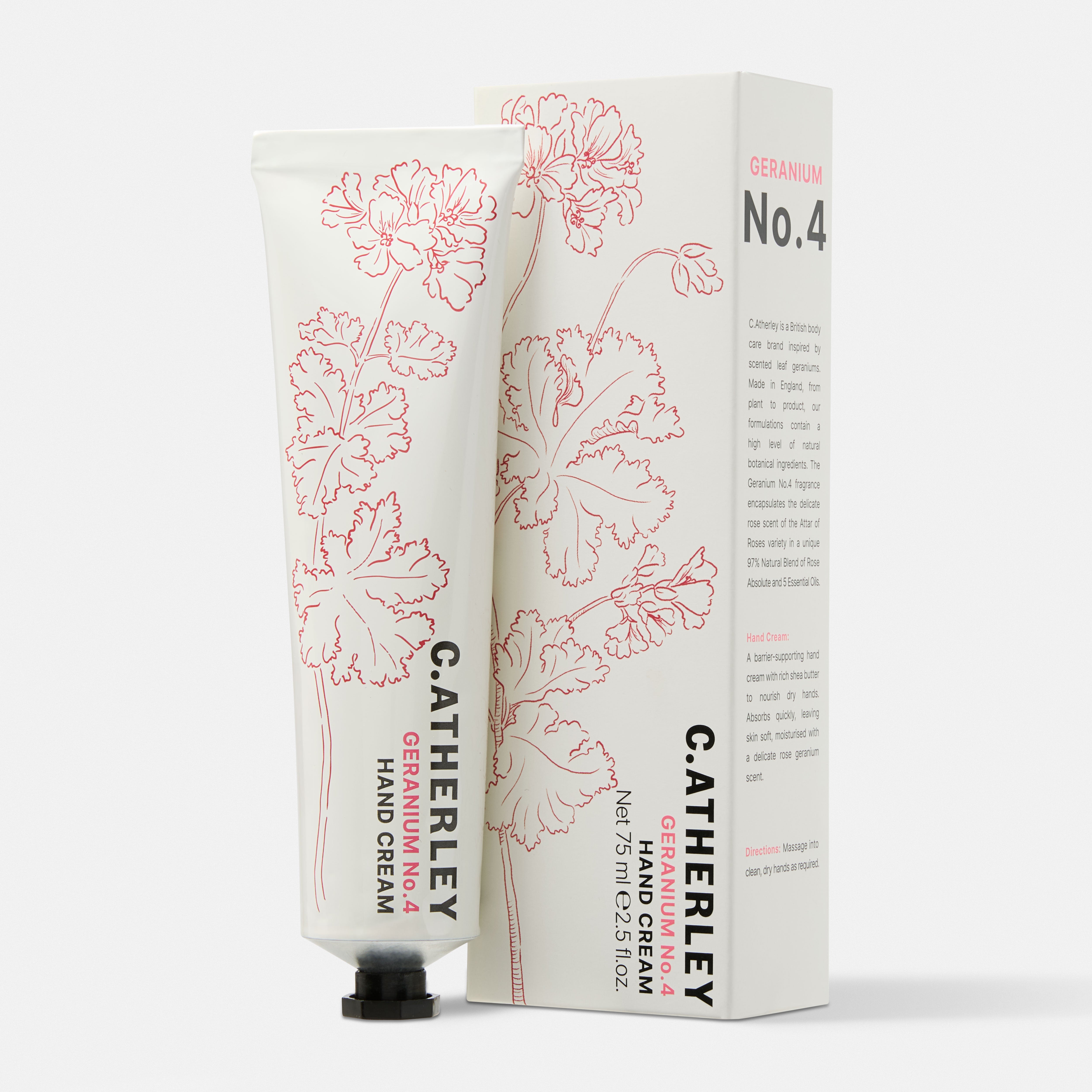 C Atherley Geranium No. 4 Hand Cream 75ml
