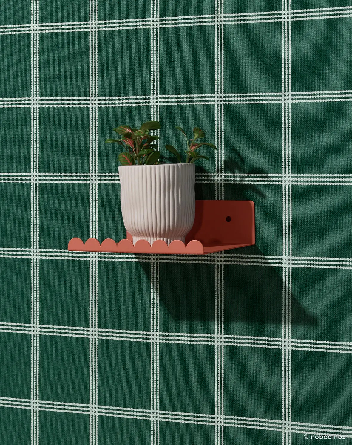 Nobodinoz Lacquered Steel Wall Shelf - Small