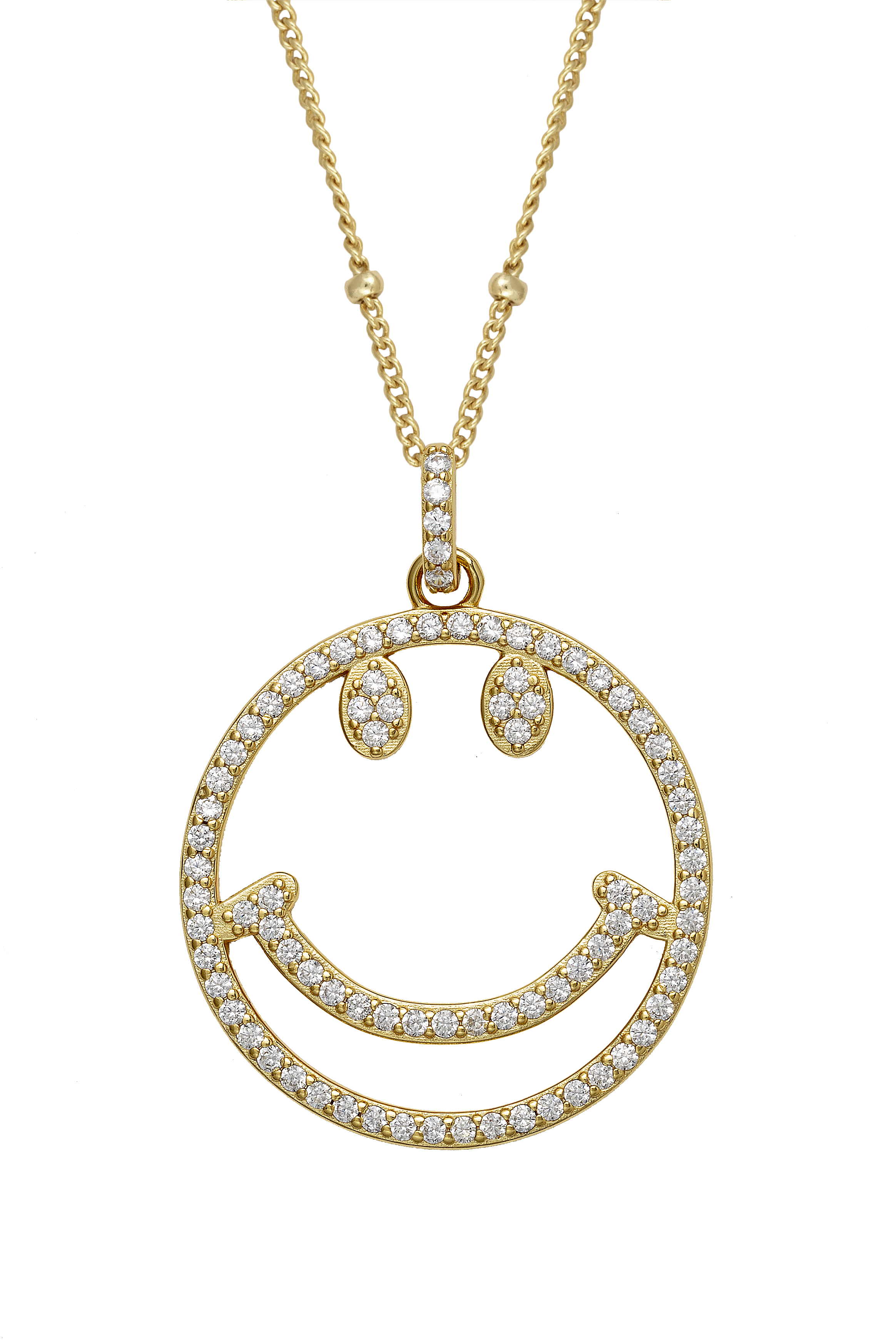 Zirconia Smile Pendant - Atelier 18