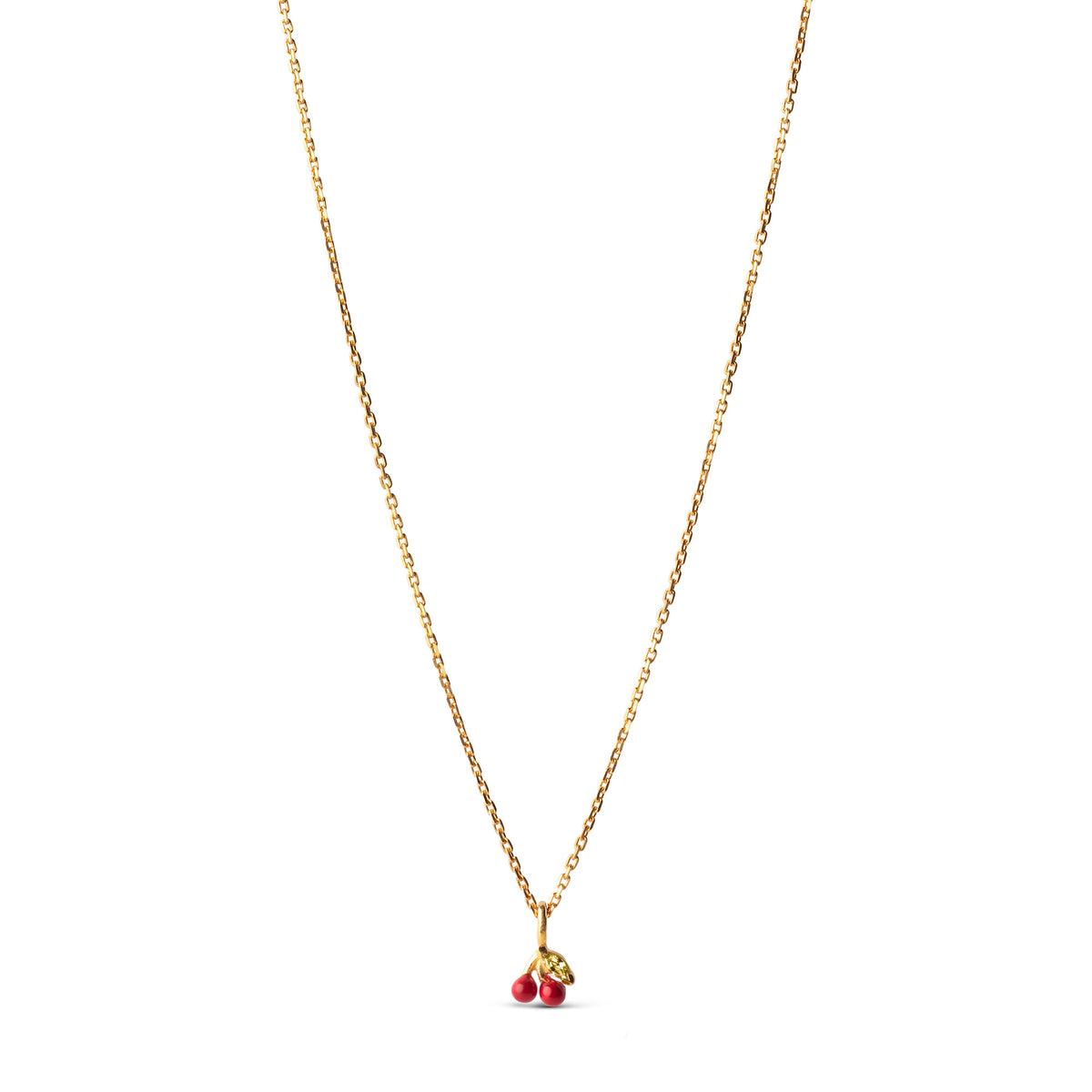 ENAMEL Copenhagen Cherry Necklace – Gold Plated