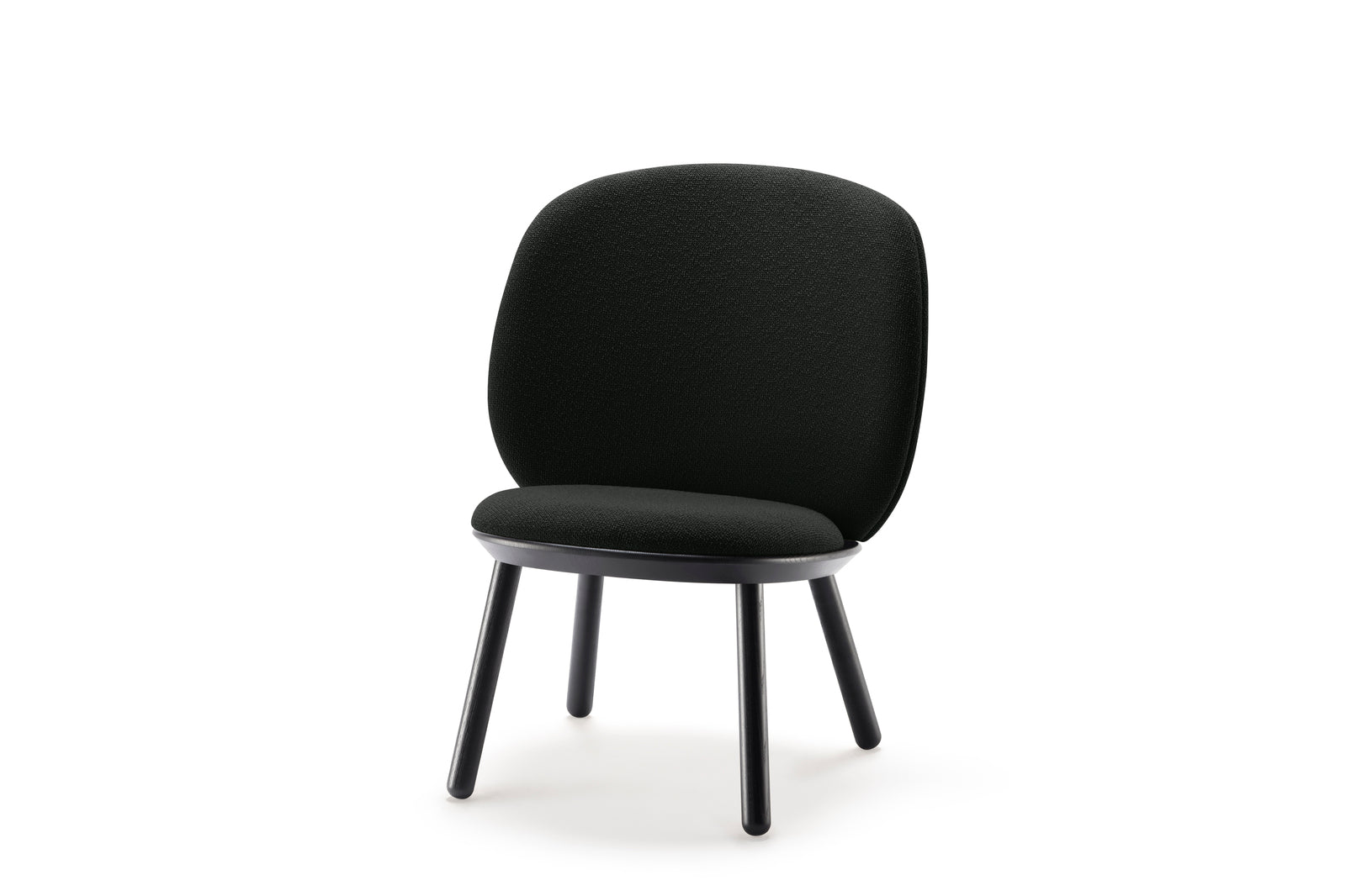 Naïve Low Chair in Black Ash by etc.etc