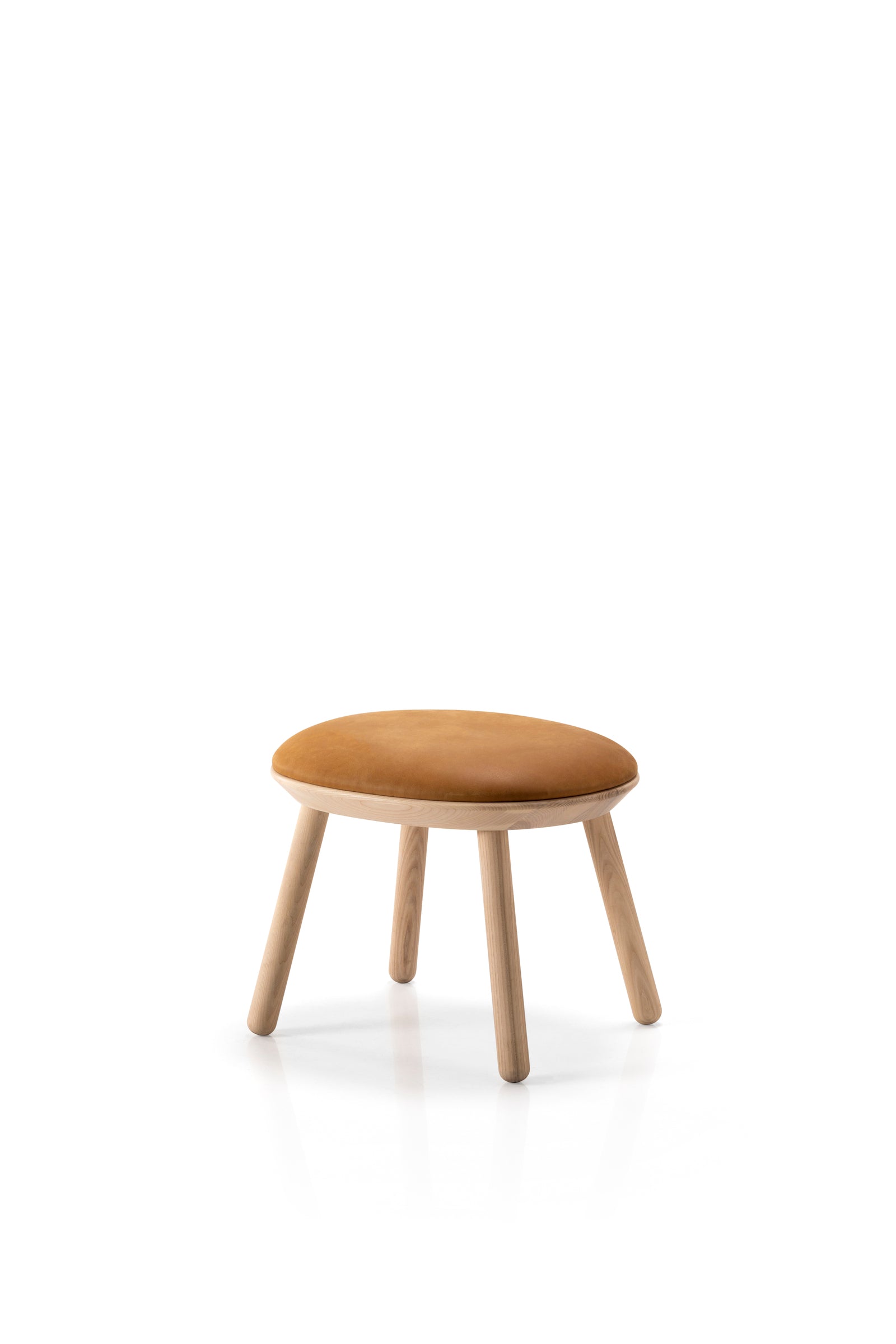 Naïve Ottoman in Solid Ash by etc.etc