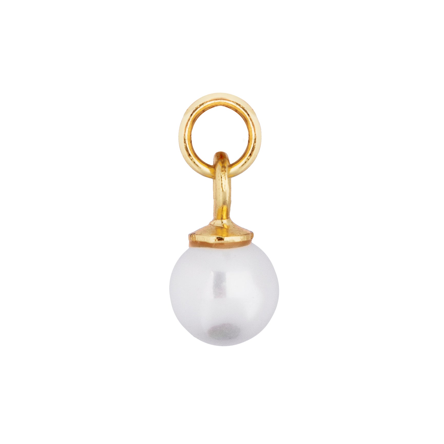 Round Pearl Earring Charm - by Atelier 18