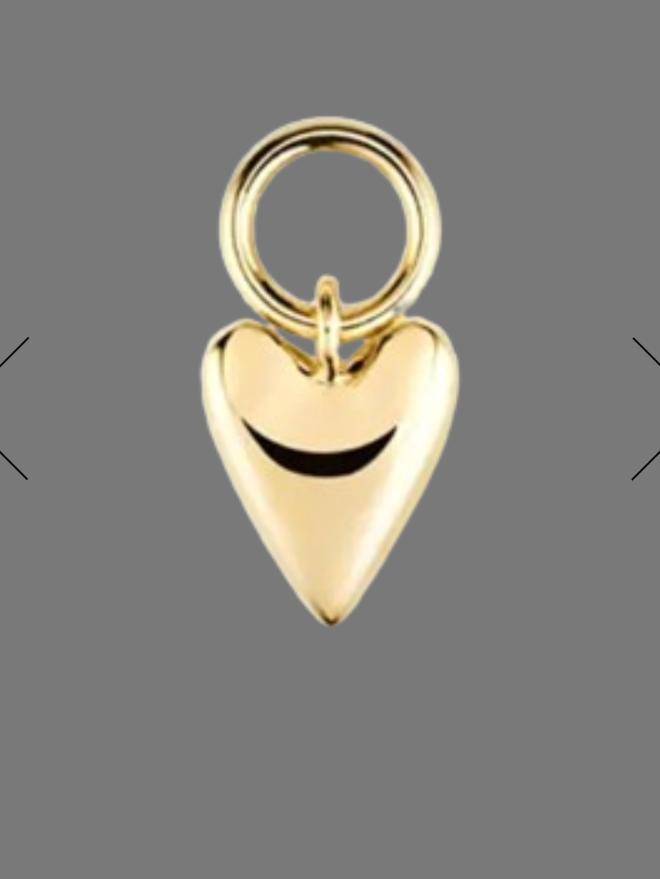 Golden Heart Earring Charm - by Atelier 18