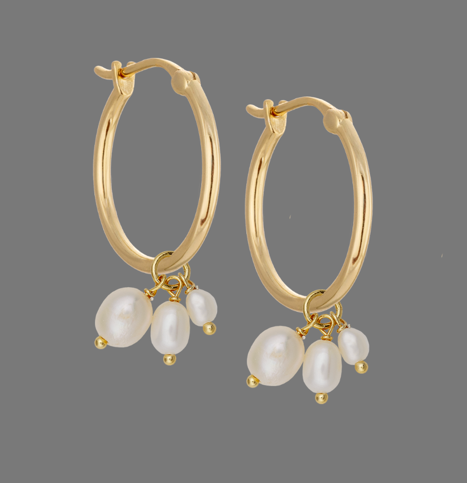 Pearl Cluster Earring Charm - by Atelier 18