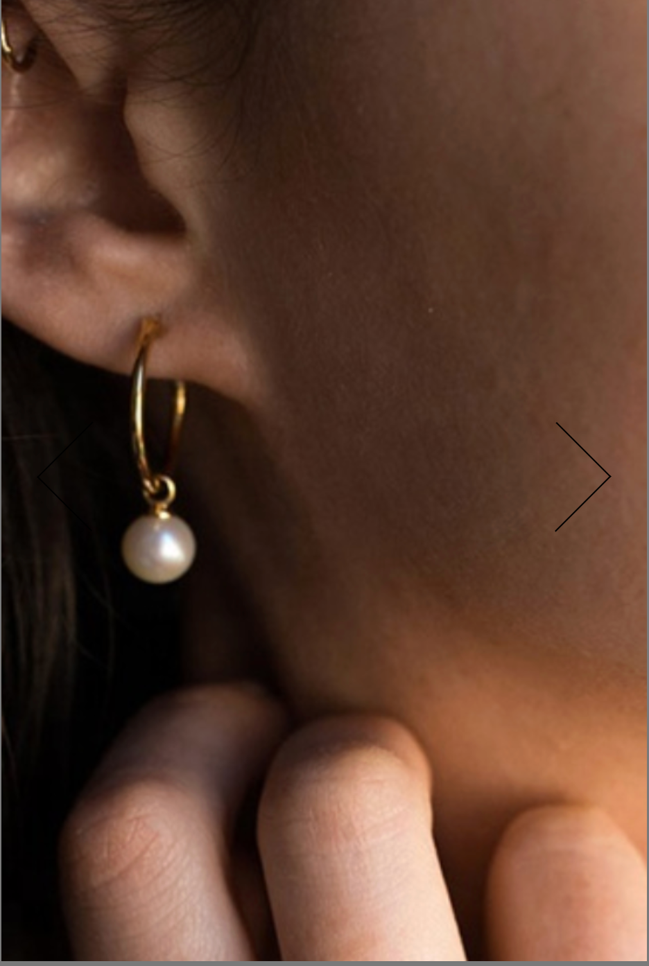 Round Pearl Earring Charm - by Atelier 18