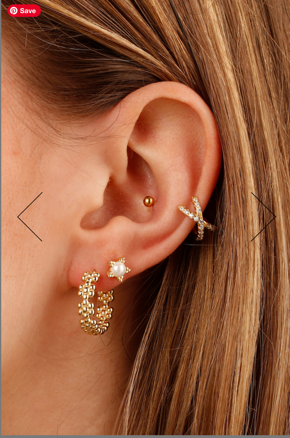 Pearl Star Studs - by Atelier 18