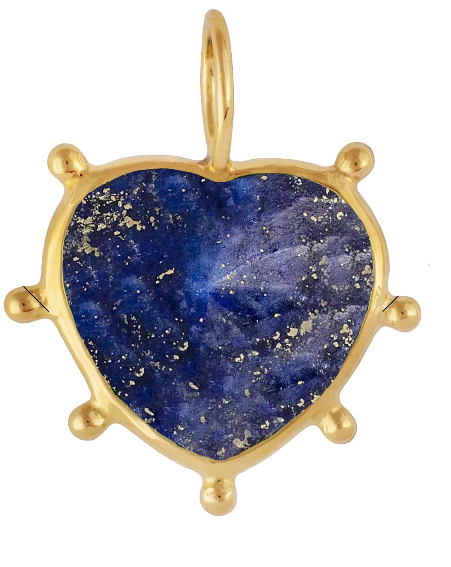 Jaipur Stone Heart Pendant - Atelier 18