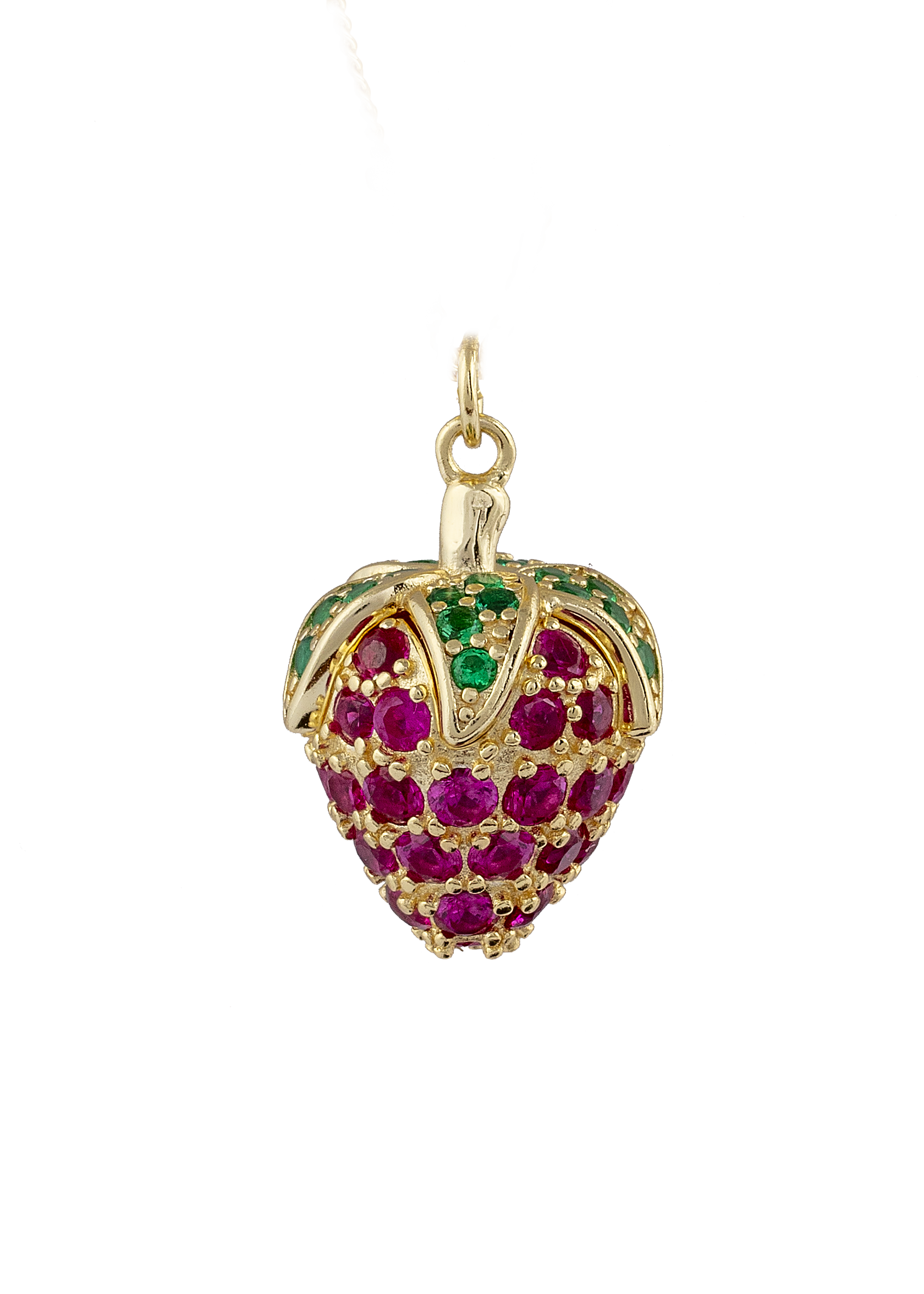 Strawberry Pie Pendant Necklace - by Atelier 18