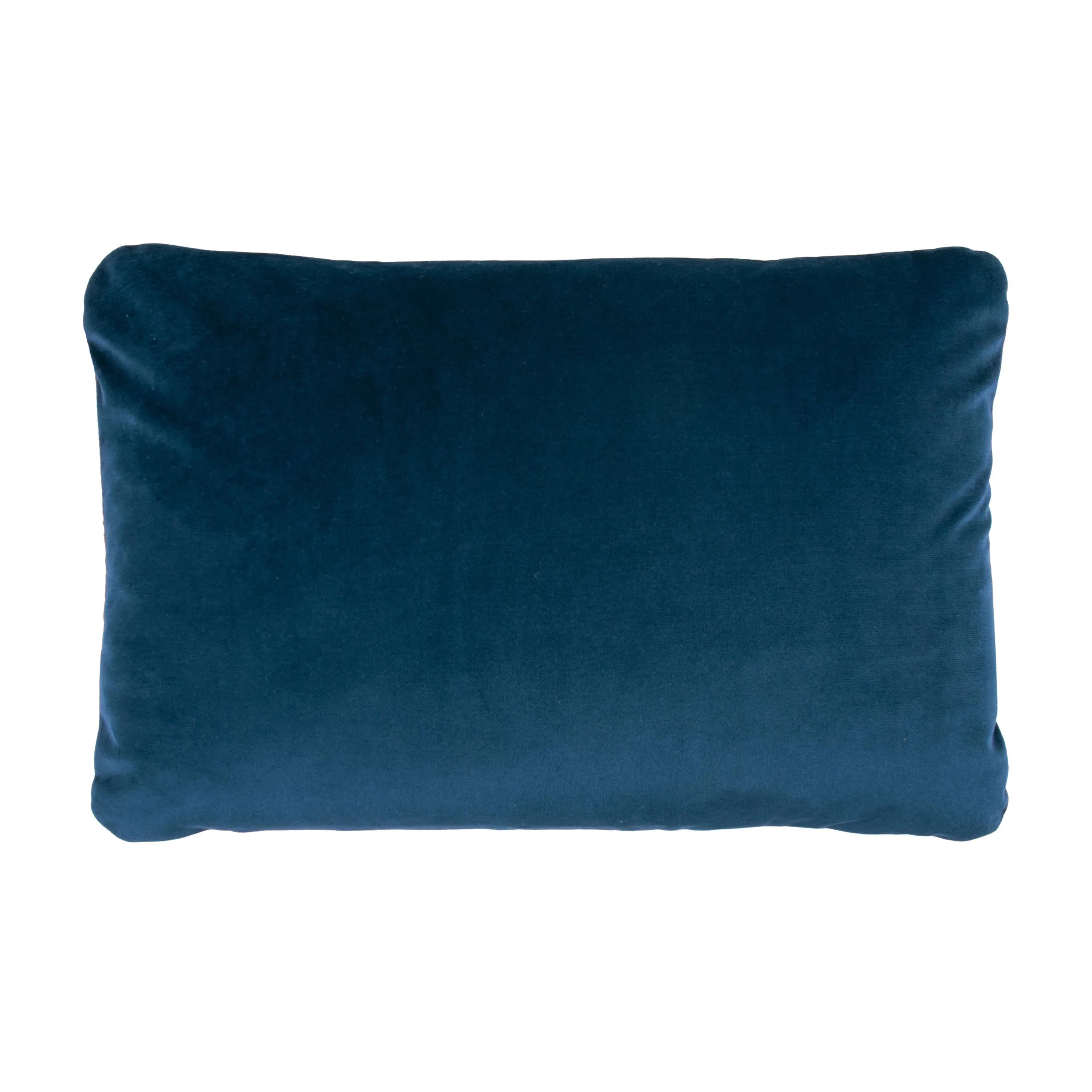 Nobodinoz night blue rectangular velvet cushion, two-sided, premium pillow