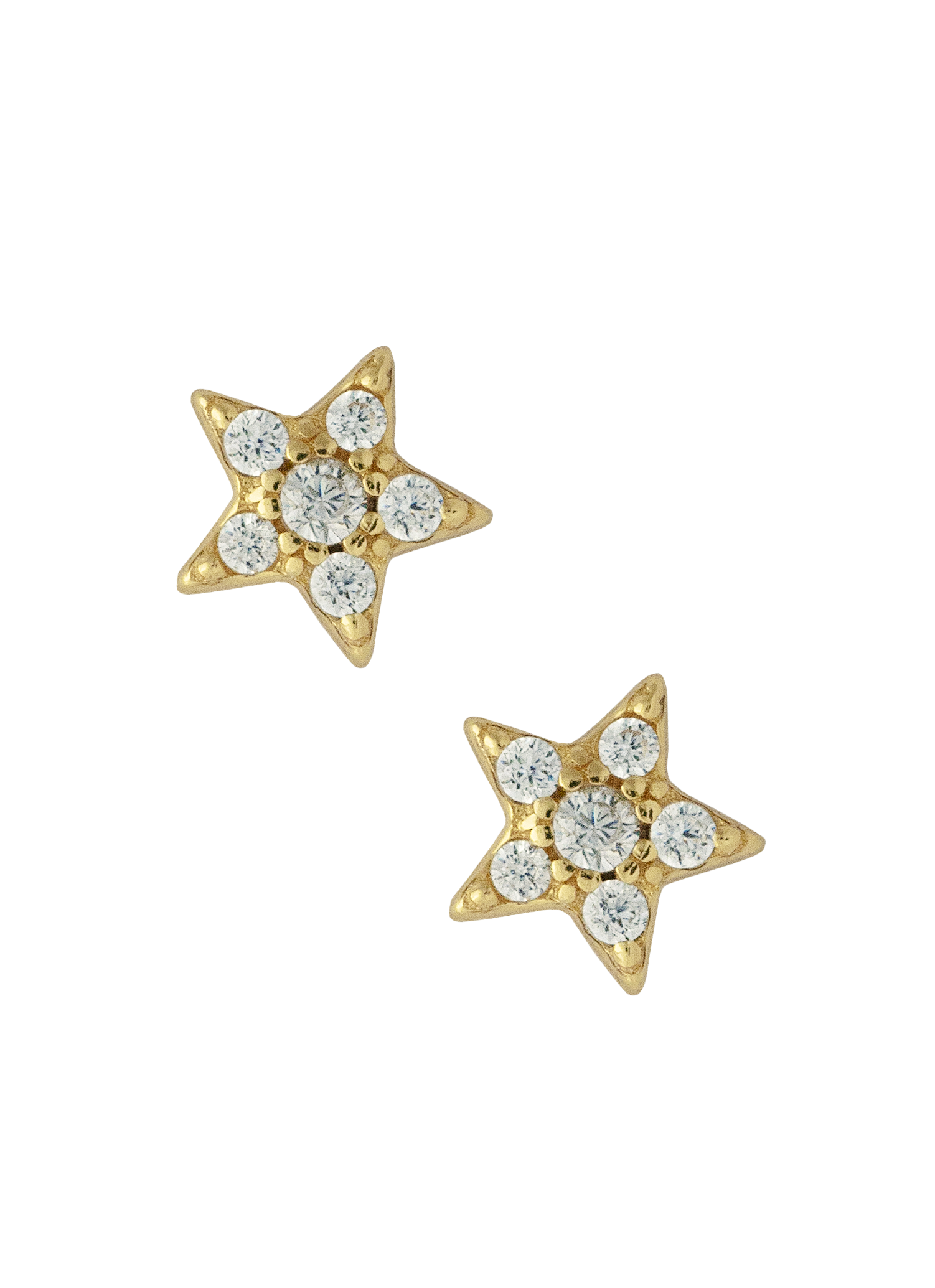 Zirconia Star Studs - by Atelier 18