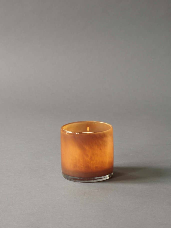 Lyric candle holder - S: Brown