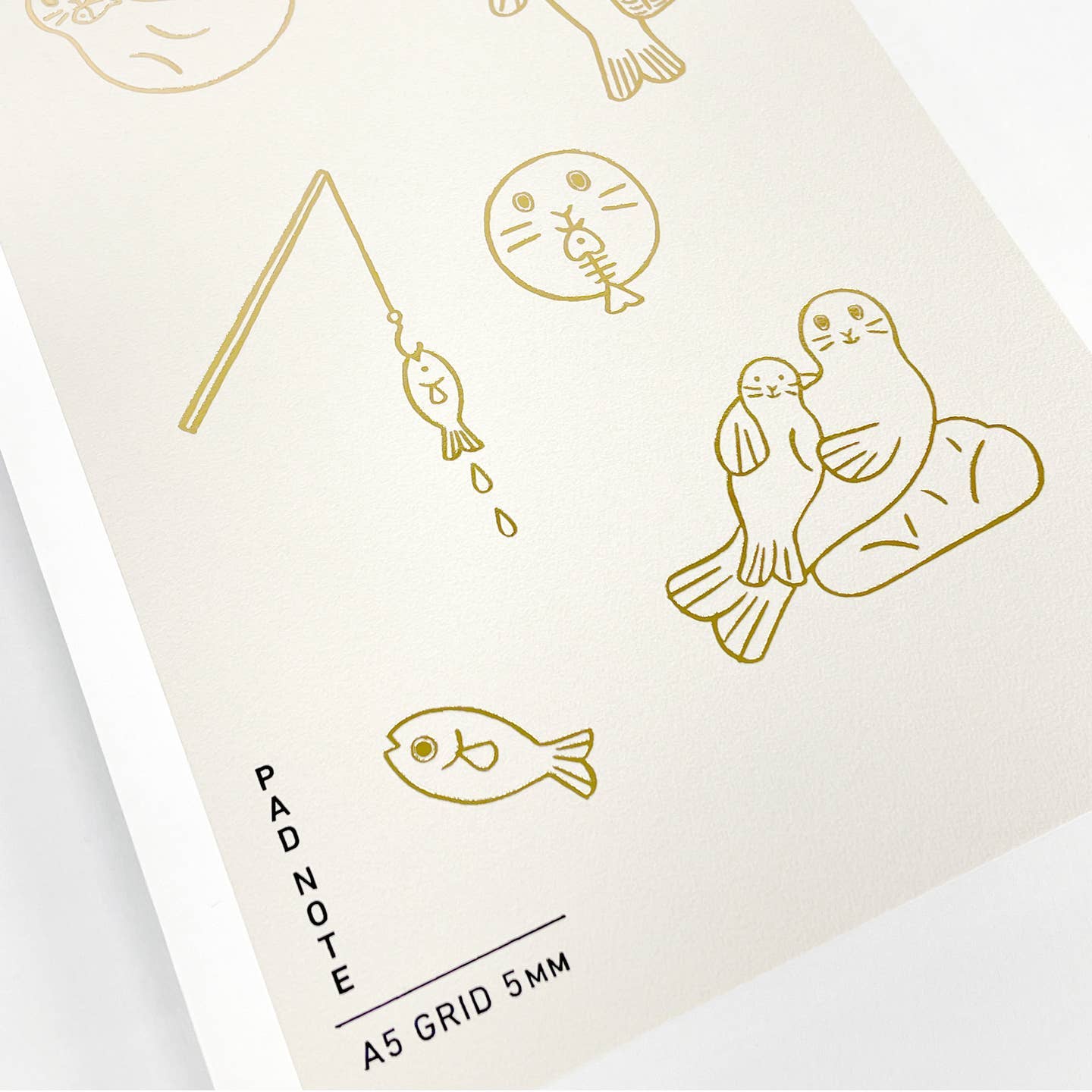 Sikigu Pad Note DEJIMA Edition A5 Grid Notebook: Red