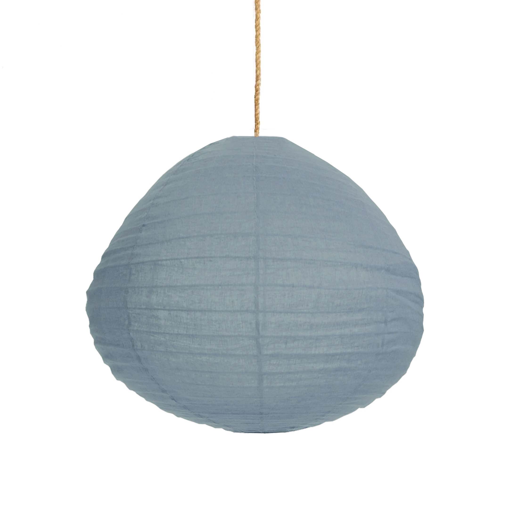 Pear Lampshade L 50cm Dusty Blue - Studio Junc