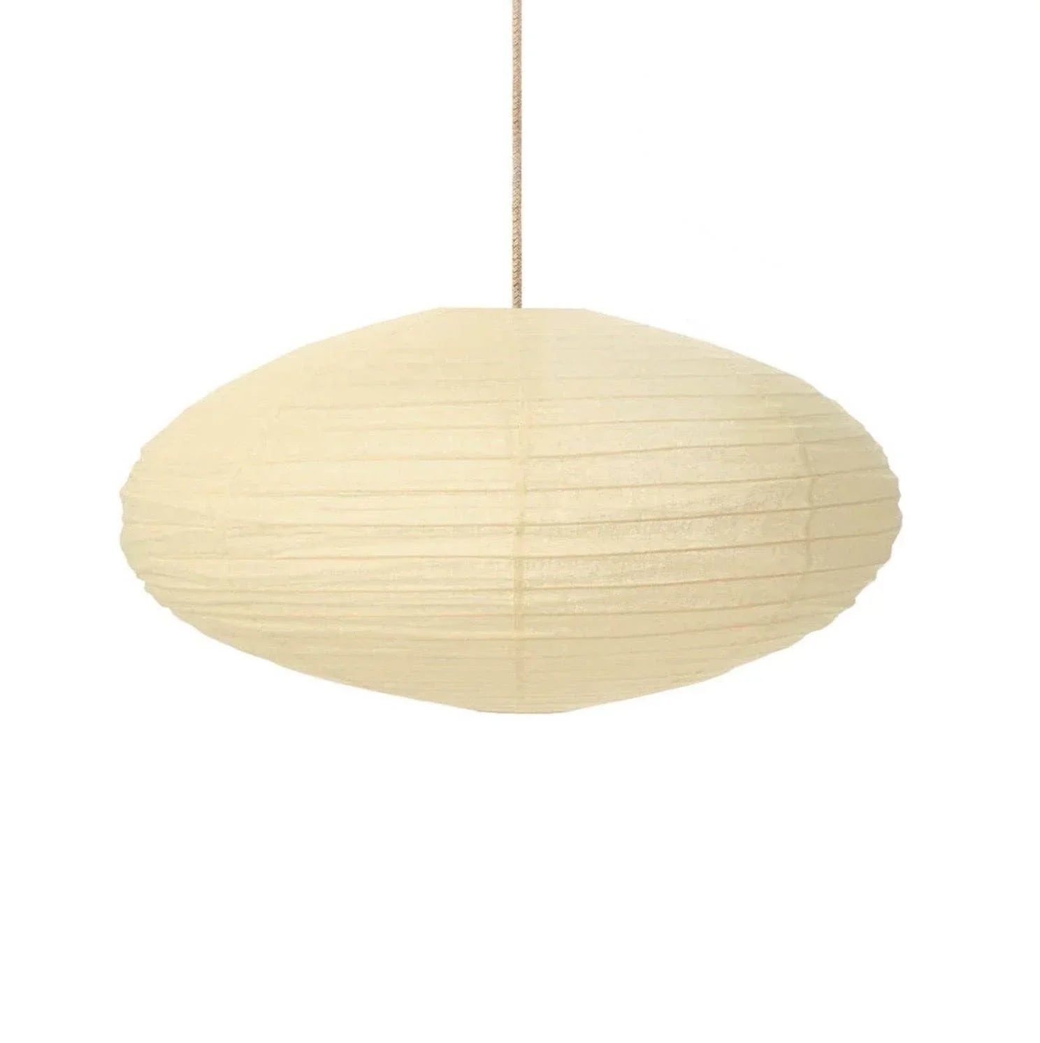 Vitra Akari 55A pendant lamp, handcrafted washi paper, natural ivory colour