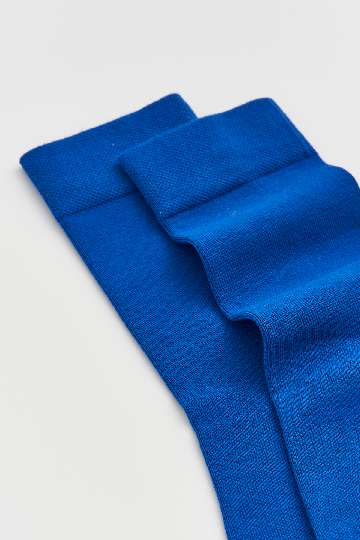 Strong Blue Bamboo Socks: Strong Blue / Small (UK 4-8)
