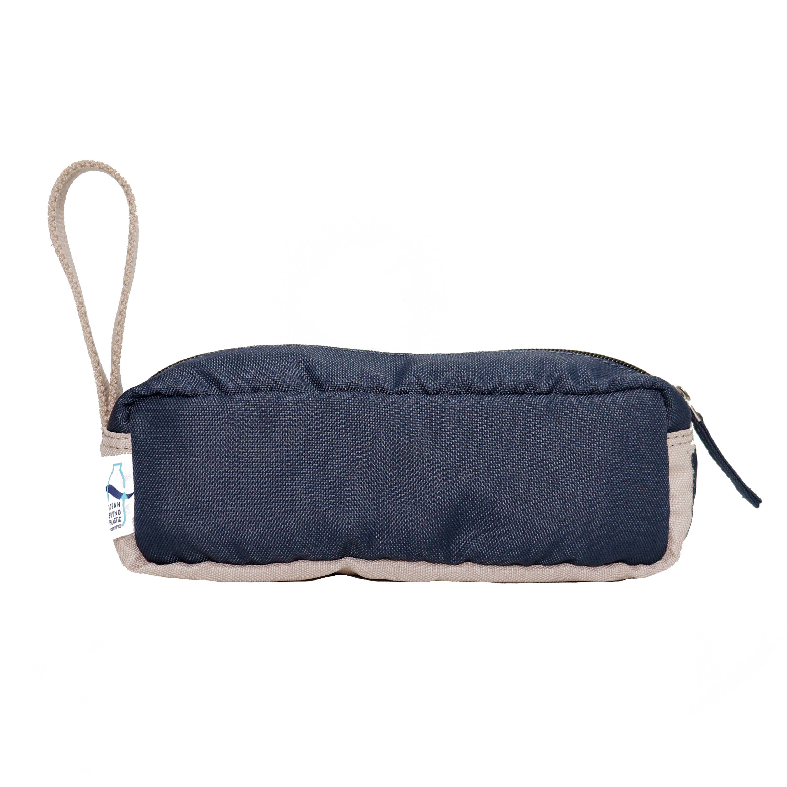 Pencil Case - Recycled Ocean Plastic - Navy Blue