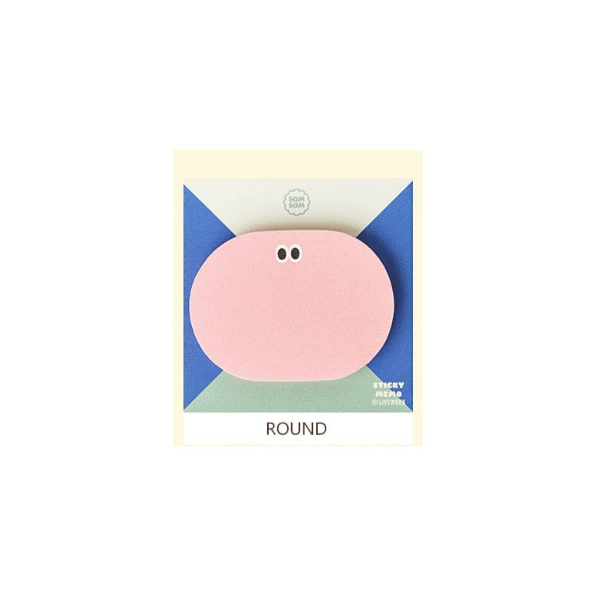 Livework Somsom Small Sticky Memo: Round
