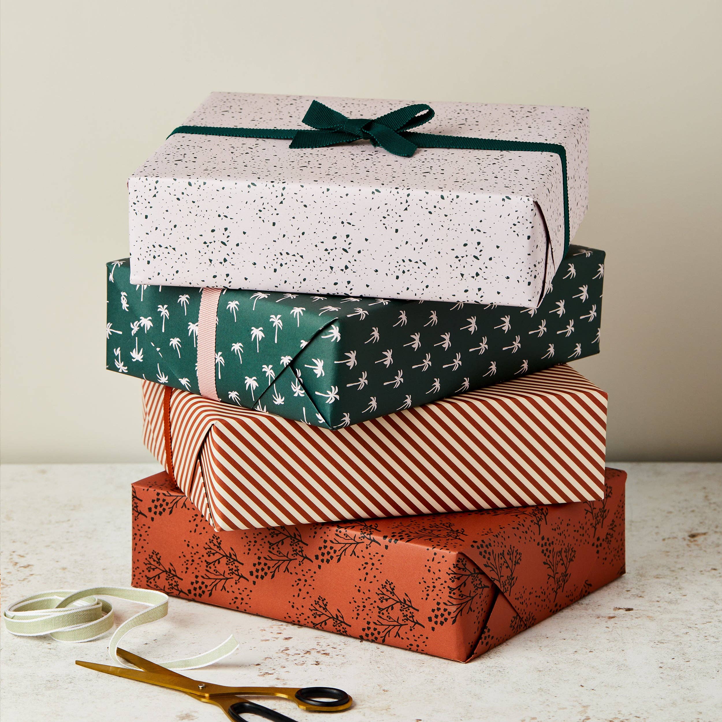 Floral Tan Single Sided Wrap