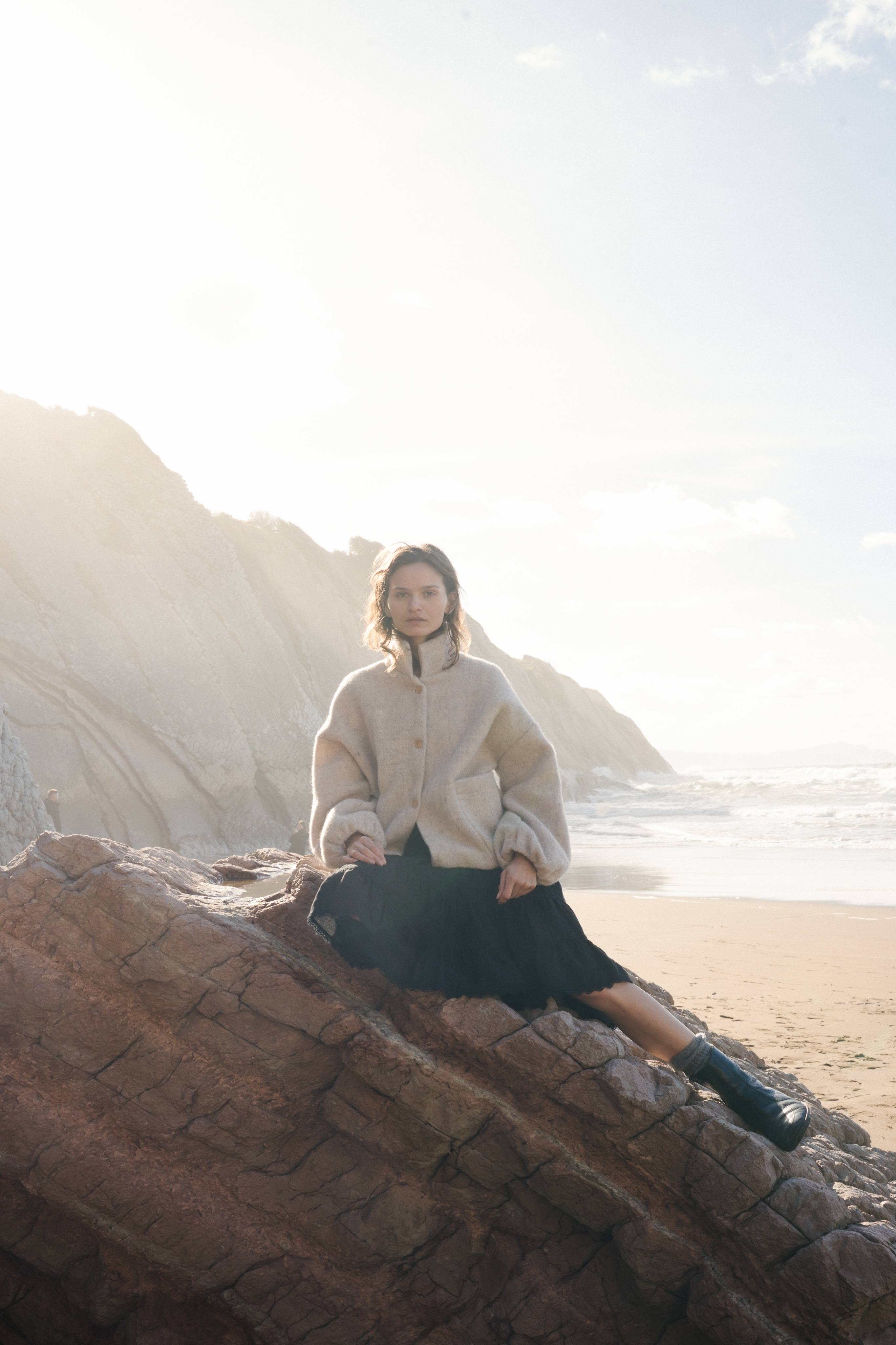 Cacauet Jacket – Pure Wool: Beige