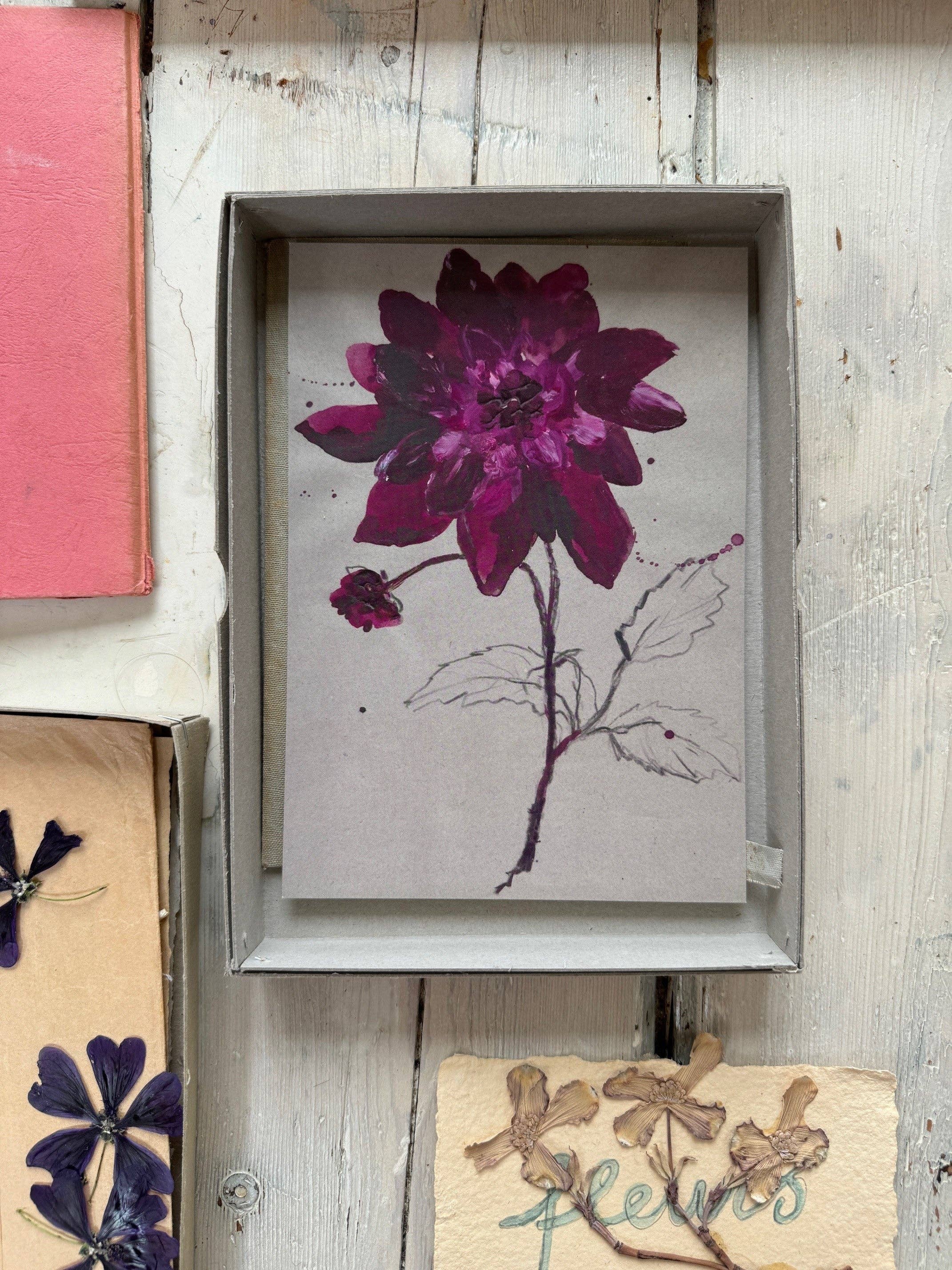 Art Card "Dahlia": Tinystories