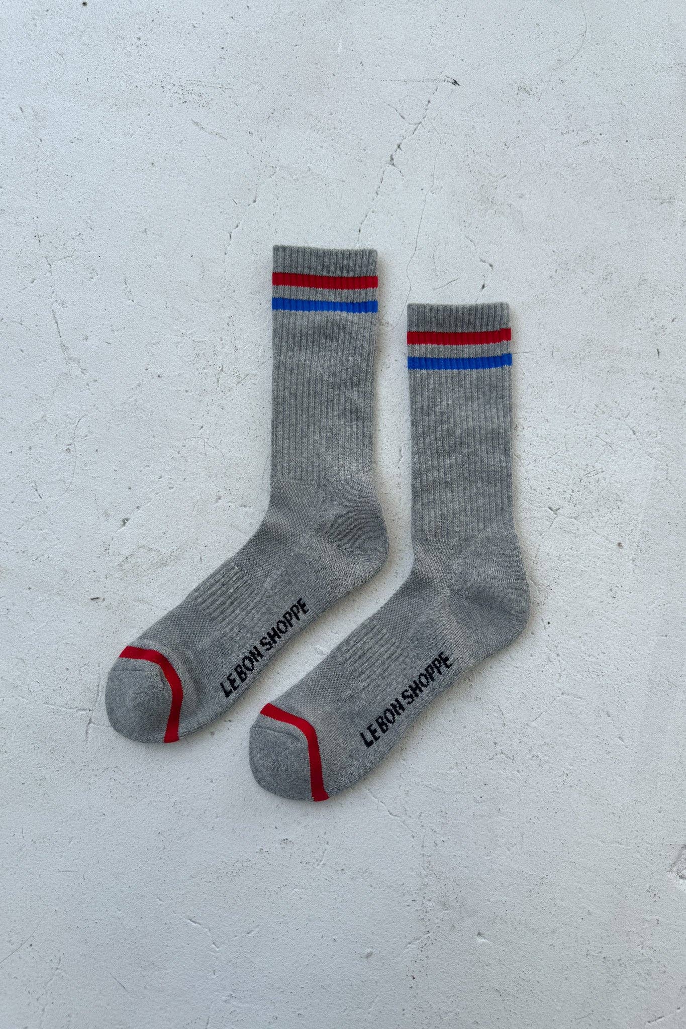 EXTENDED Boyfriend Socks (wholesale): True Grey