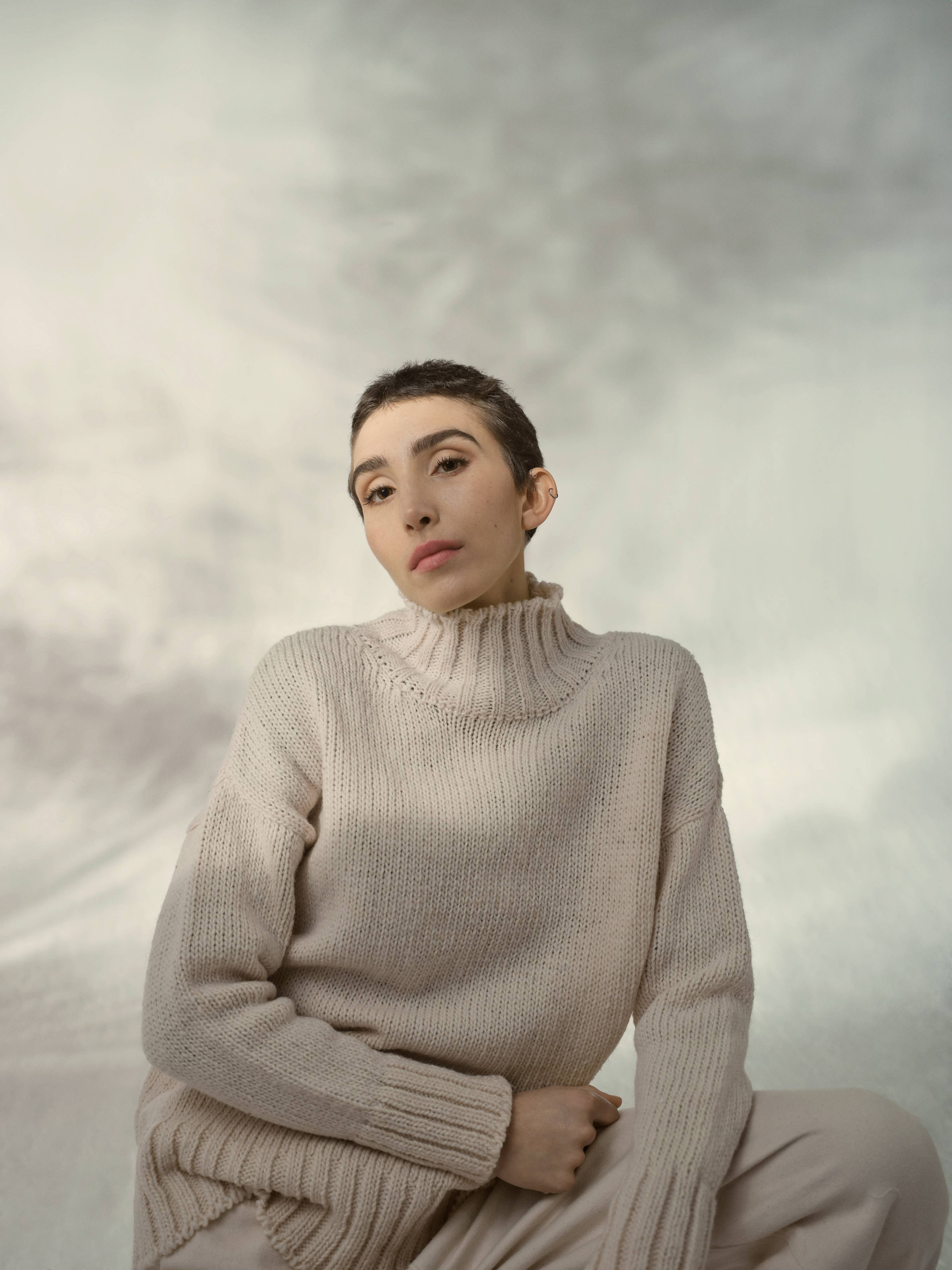 Artisan Turtleneck – Pure Wool: Natural White