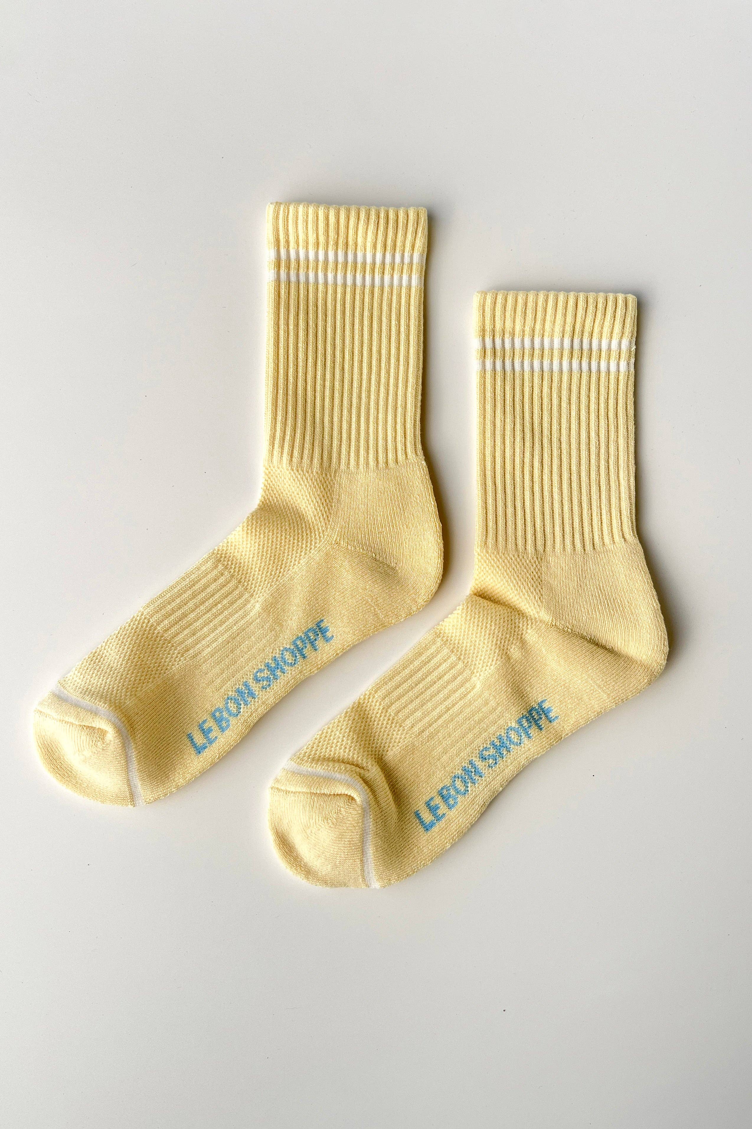 Boyfriend Socks Lemonade - Le Bon Shoppe